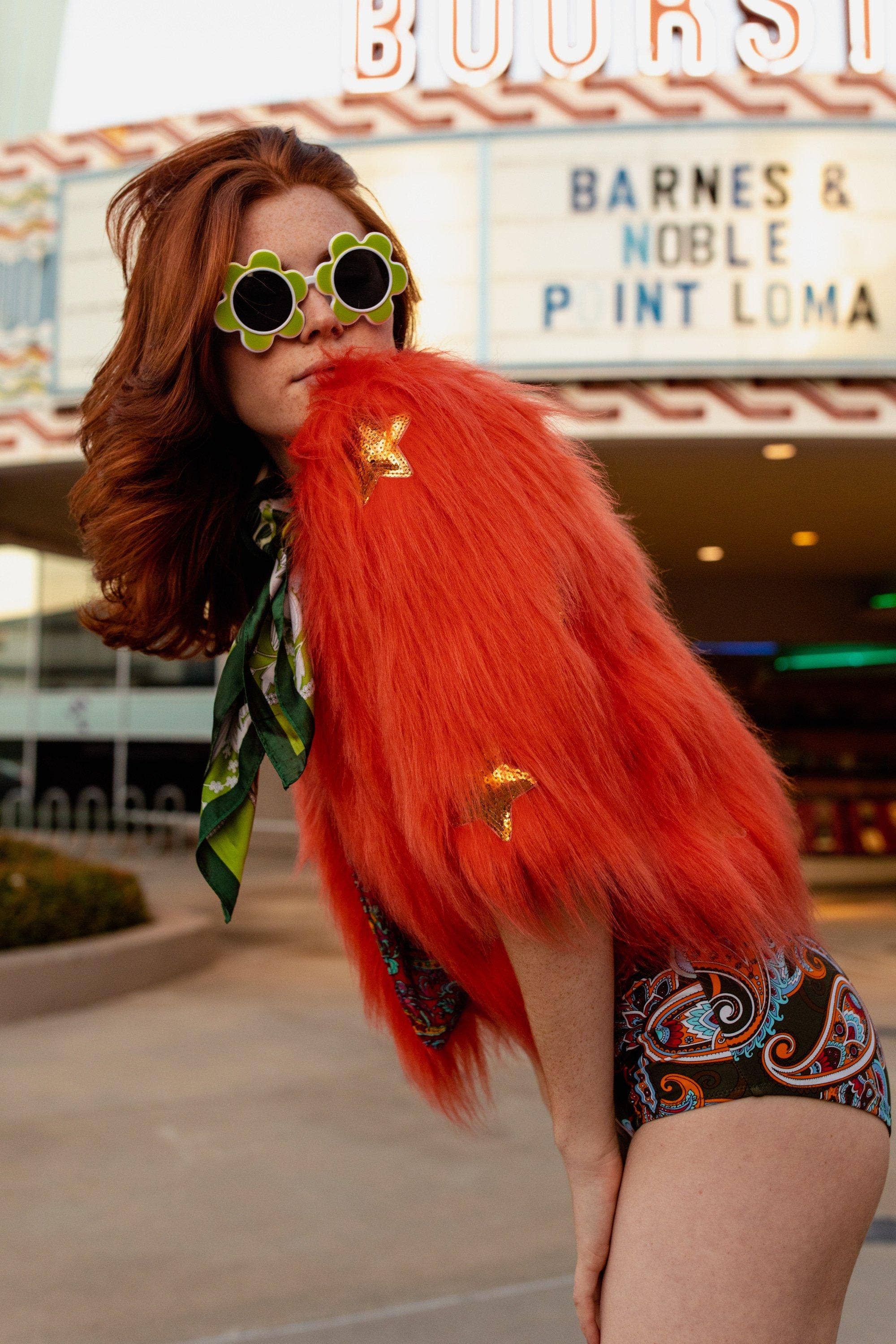 Planet Orange Faux Fur, photo 1 of 8
