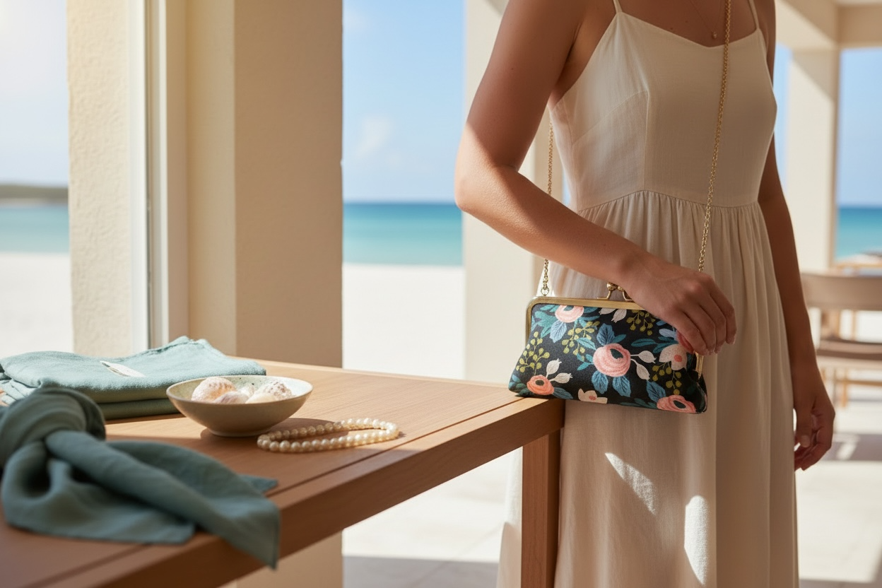 MIDI Clutch Purse Rosa, photo 4 of 4