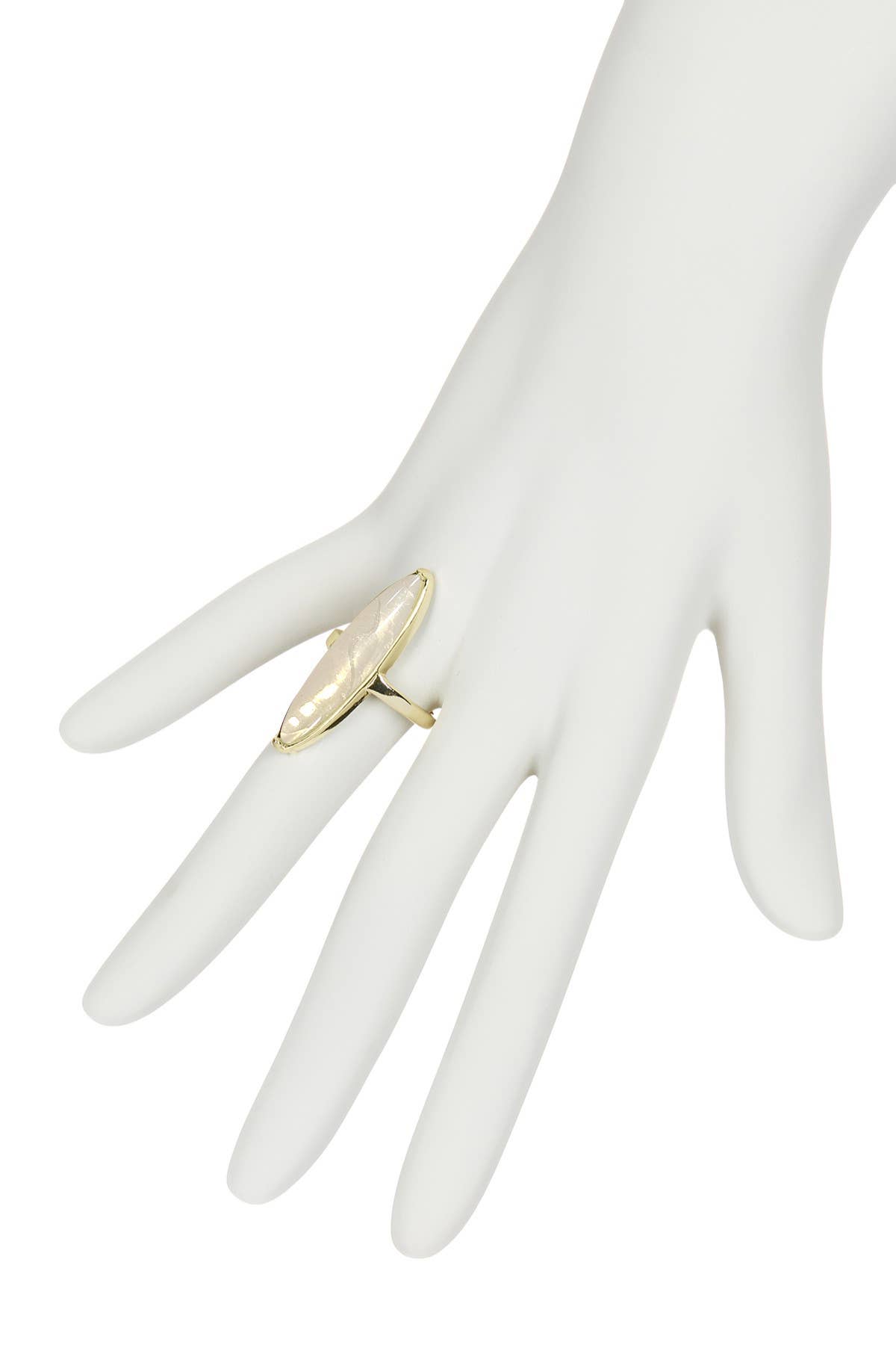 Moonstone Crystal Marquise Ring, photo 3 of 3