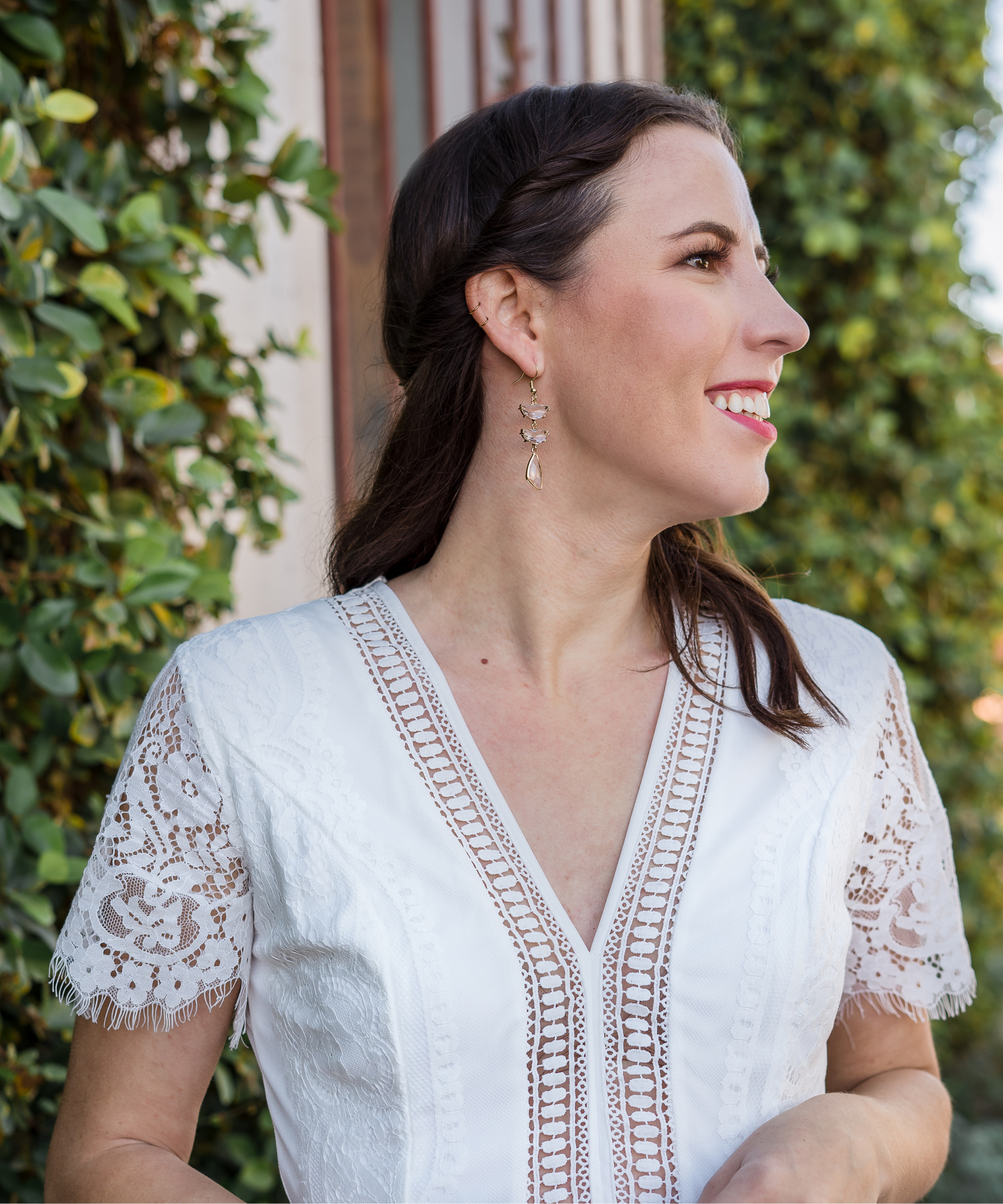 The Shannon Earring - Rhinestone, photo 5 of 7