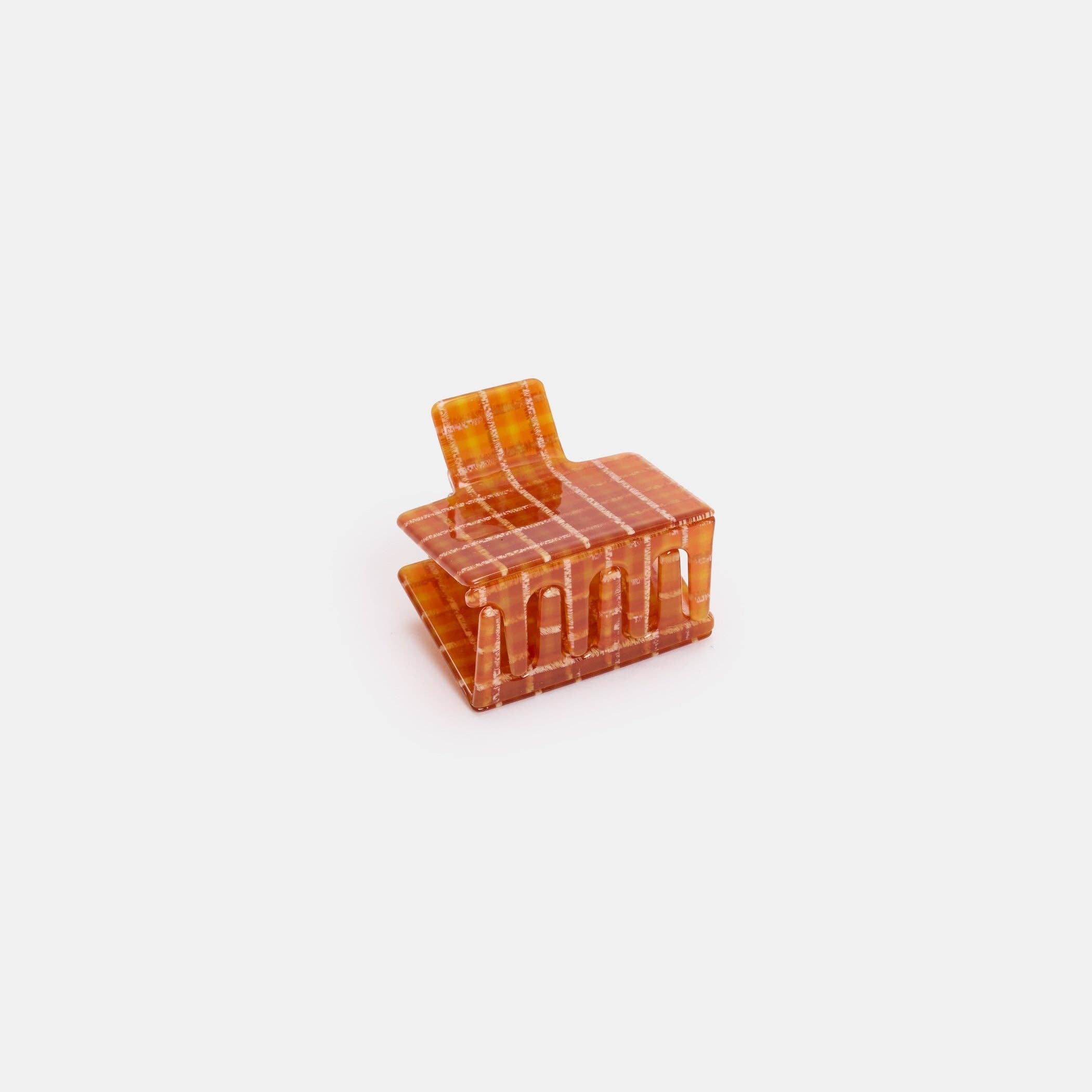 Box Claw-Caramel Plaid, photo 1 of 3