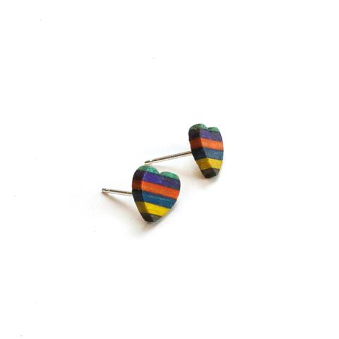 Heart Studs, photo 3 of 3