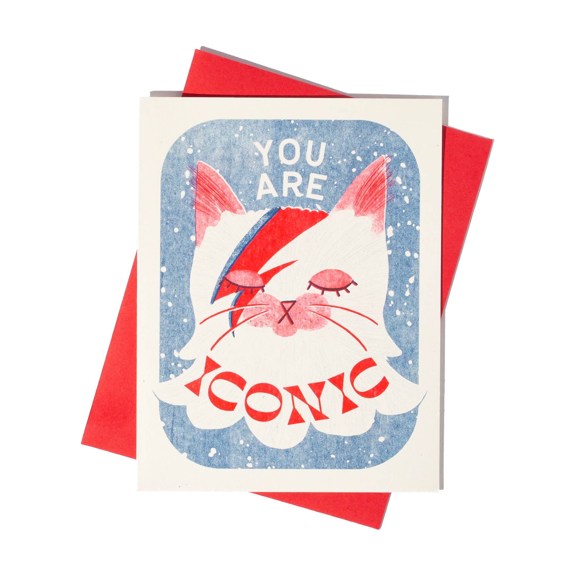 You Are Iconic - Risograph Greeting Card, photo 2 of 6