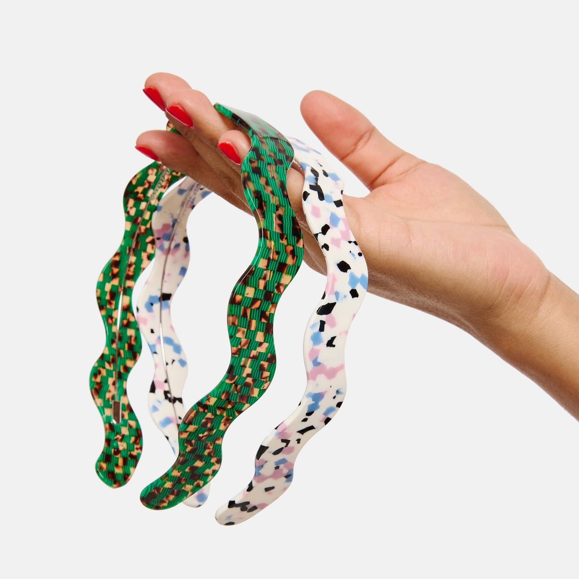 Wavy Headband in Terrazzo, photo 3 of 3