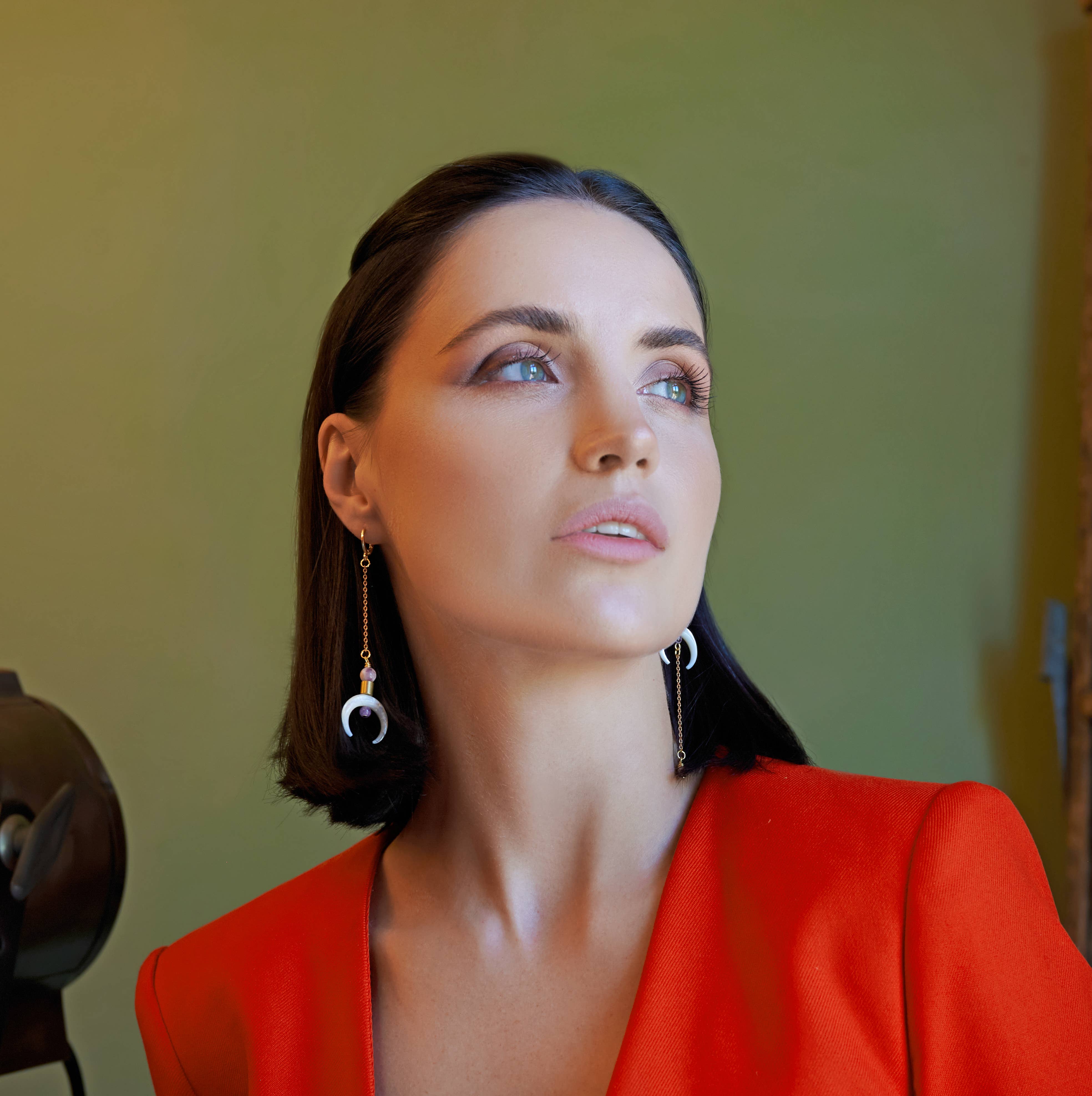 The Melisandra Earring - Amethyst, photo 6 of 8
