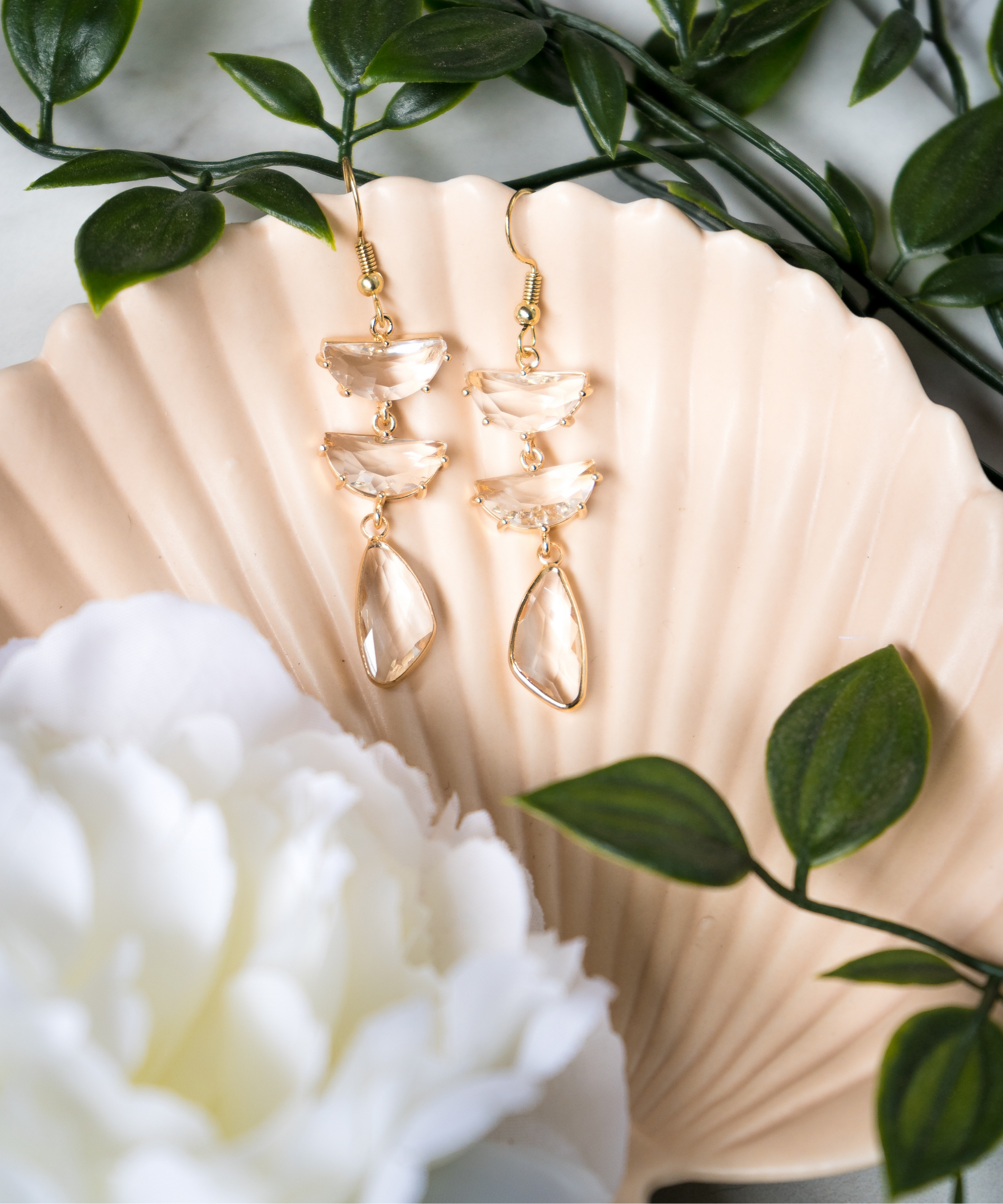 The Shannon Earring - Rhinestone, photo 7 of 7