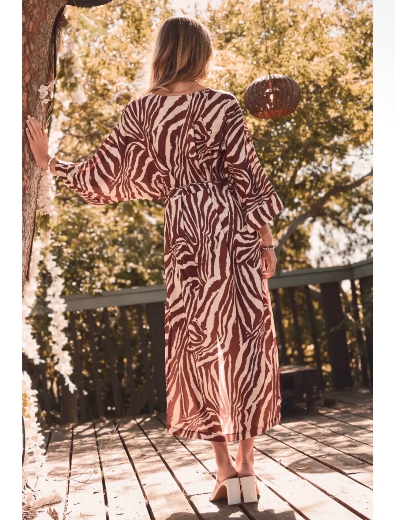 Zebra Convertible Midi Dress, photo 5 of 5