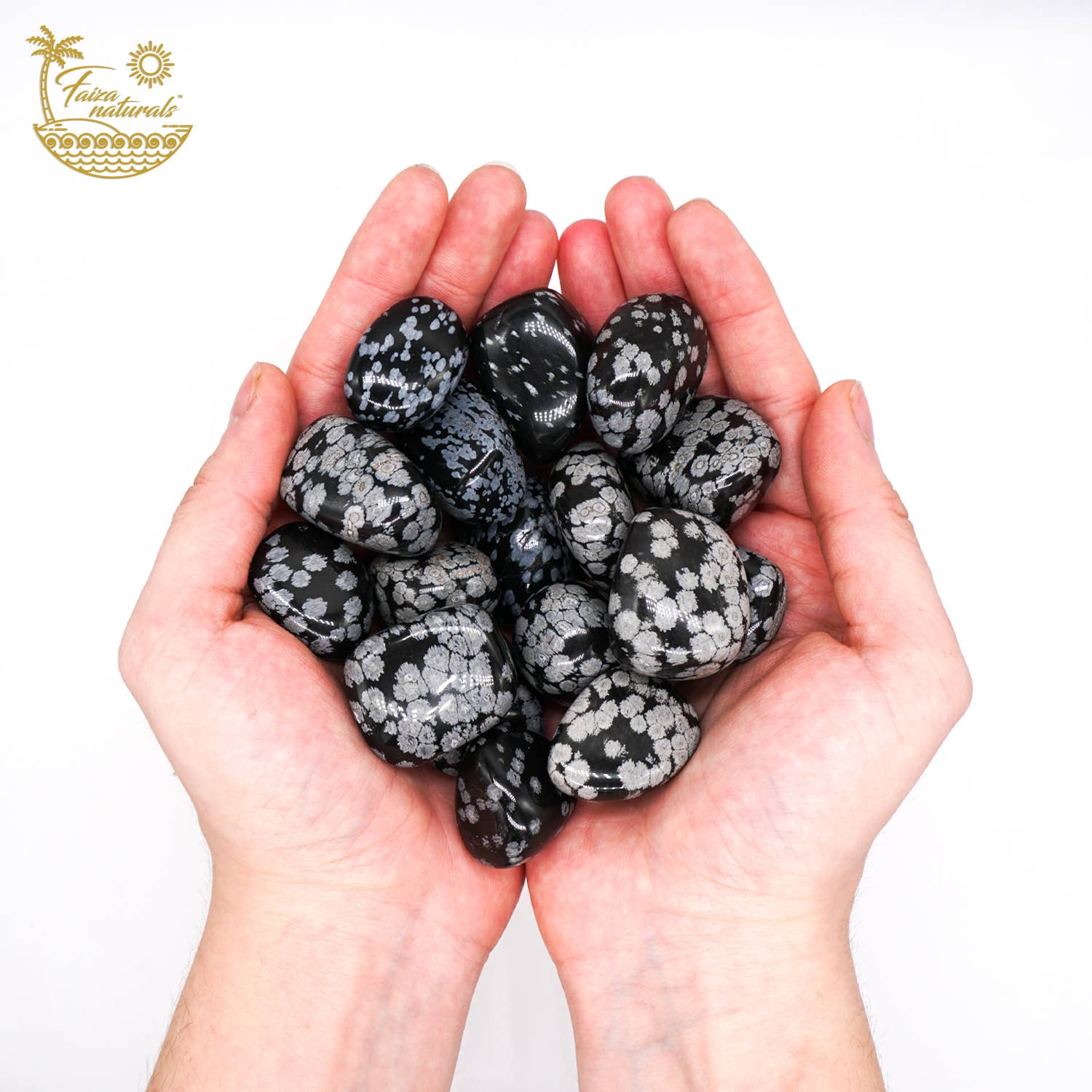Snowflake Obsidian Tumbled Crystals, photo 1 of 3