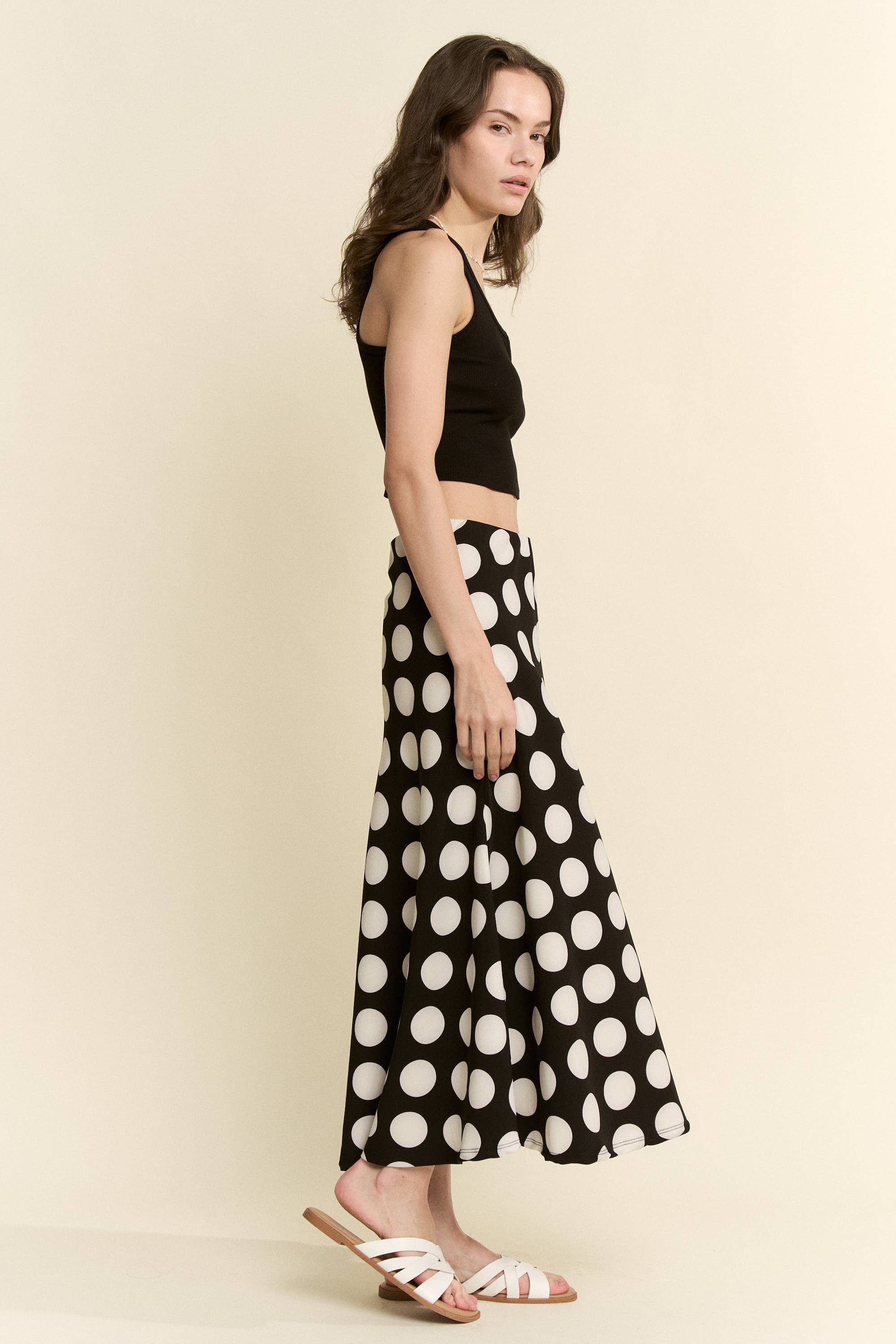 POLKA DOT MIDI SKIRT, photo 4 of 8