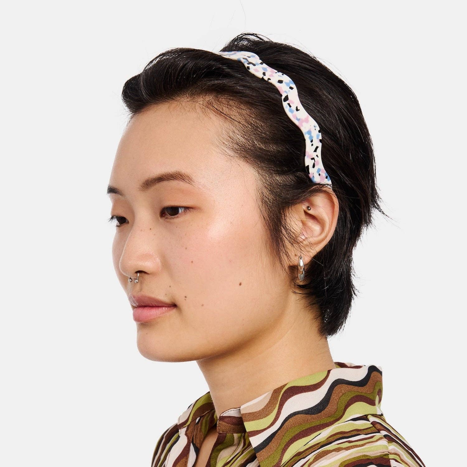Wavy Headband in Terrazzo, photo 2 of 3