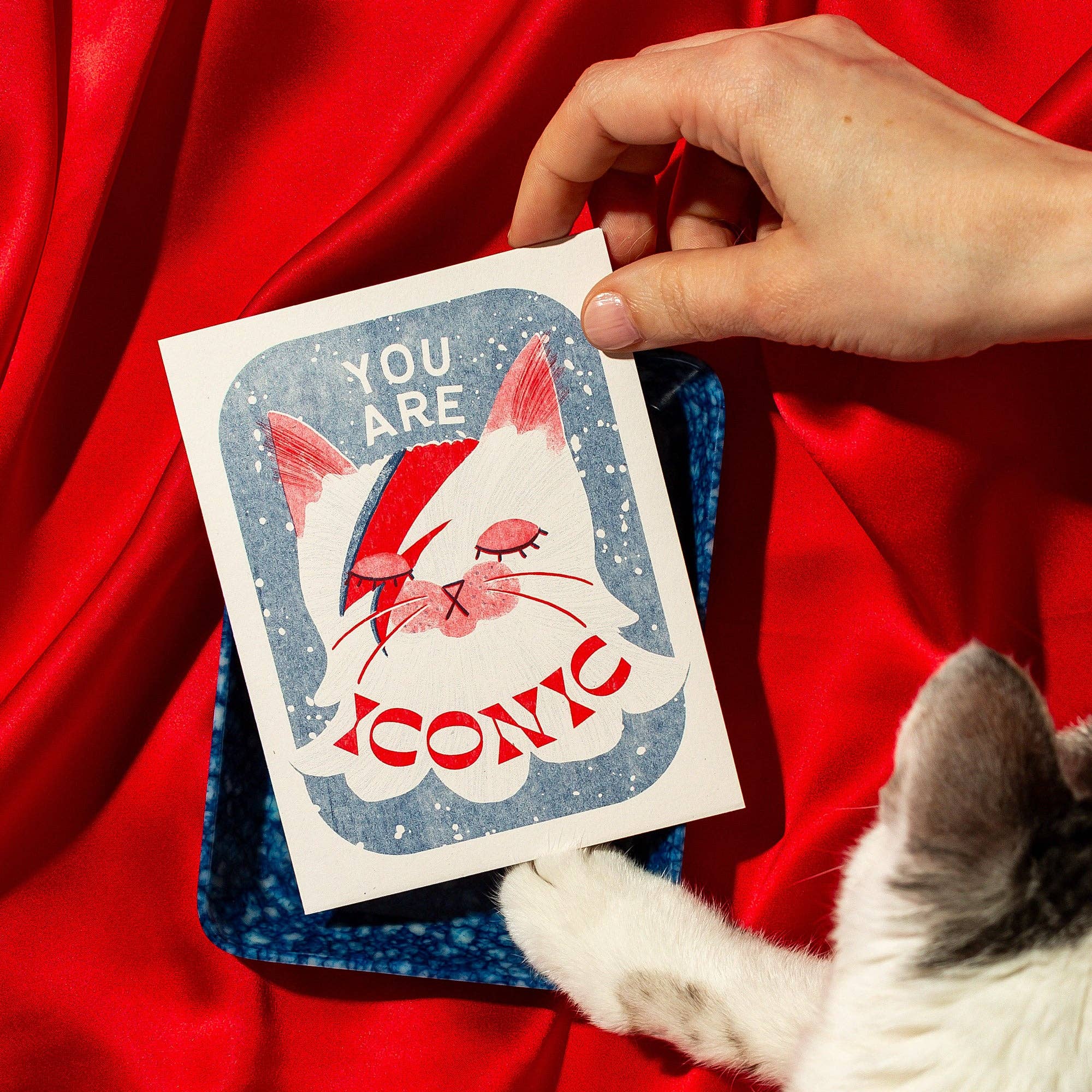 You Are Iconic - Risograph Greeting Card, photo 4 of 6