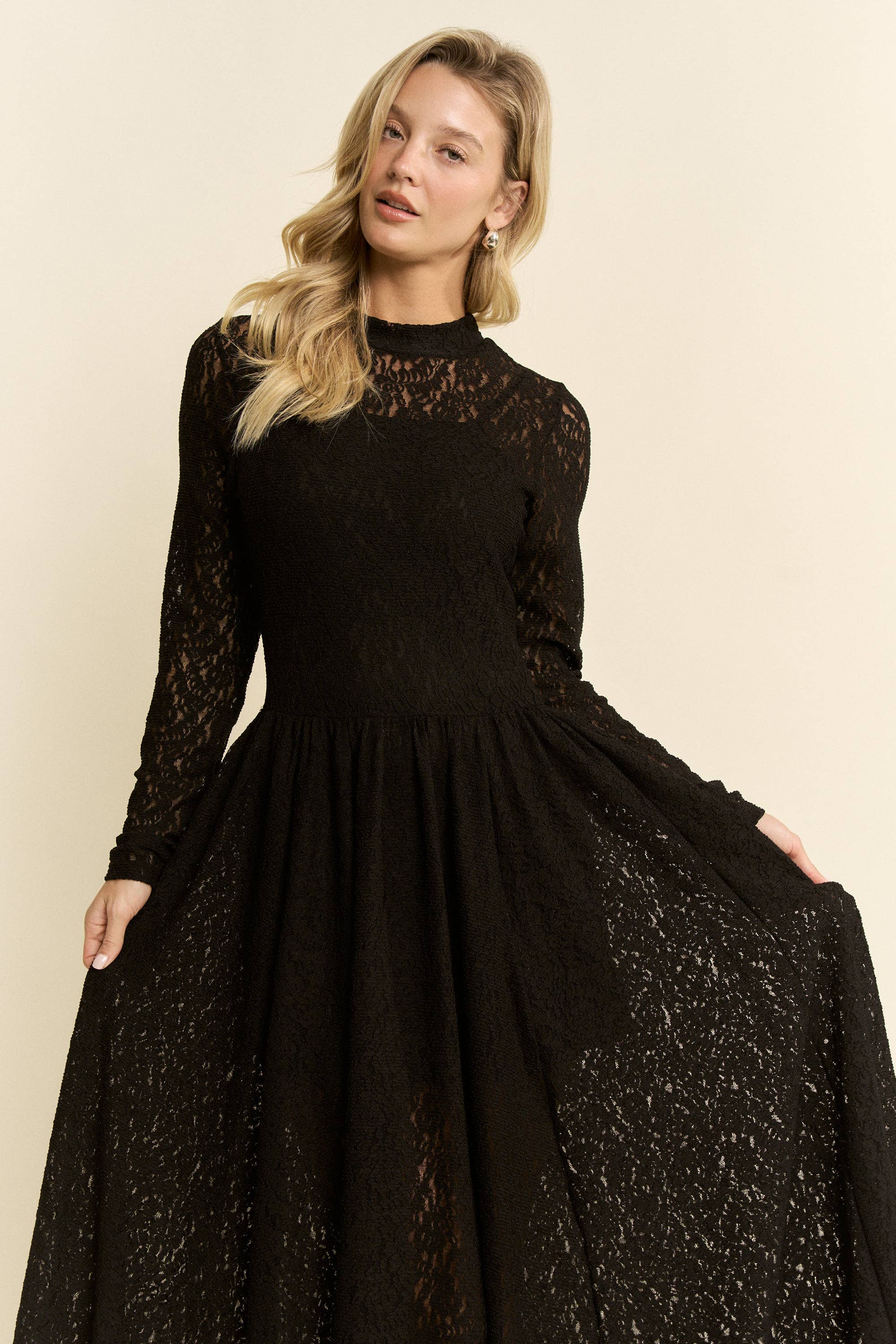 LACE MAXI DRESS, photo 6 of 8