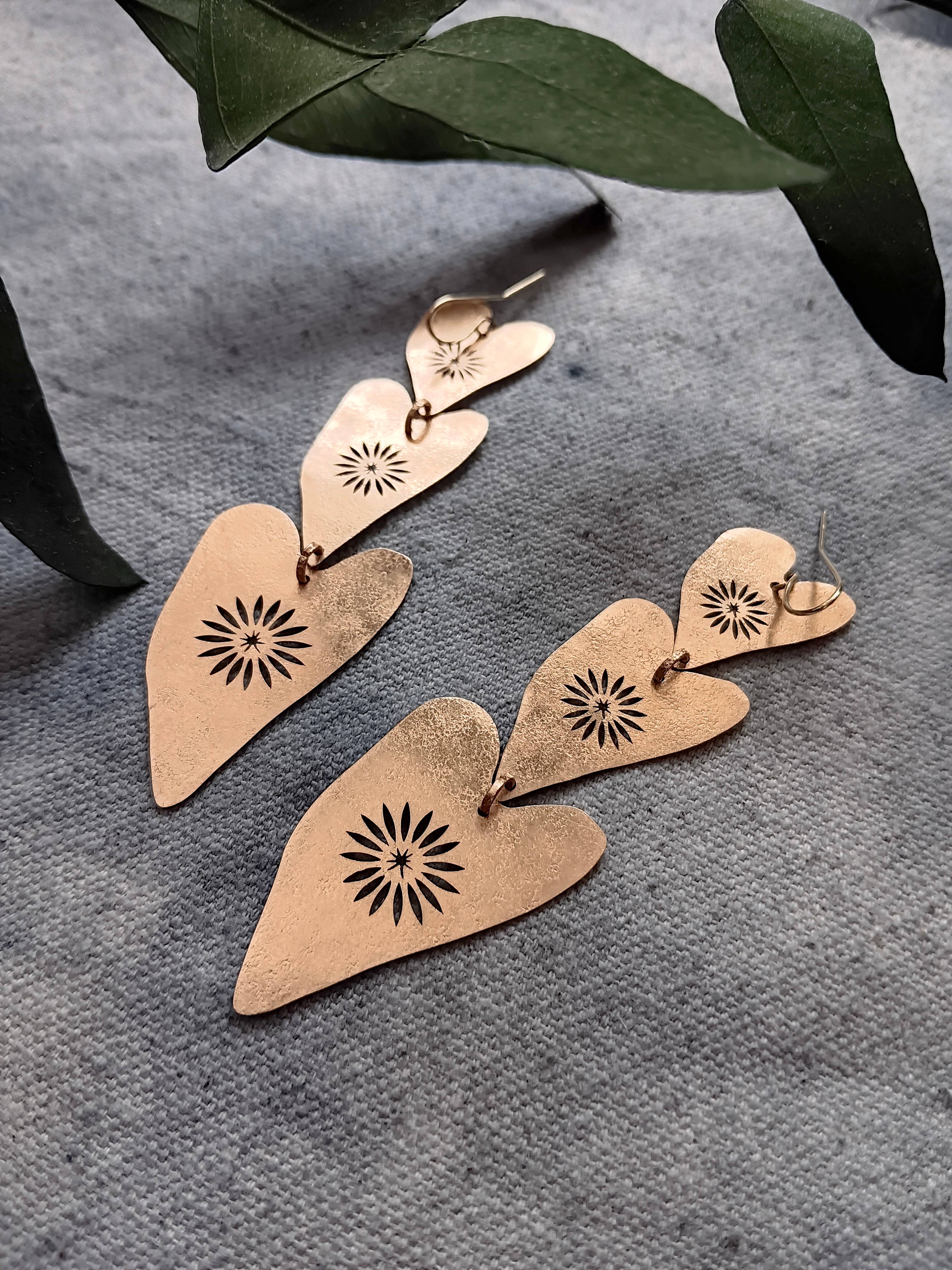 Handmade brass heart, photo 4 of 4