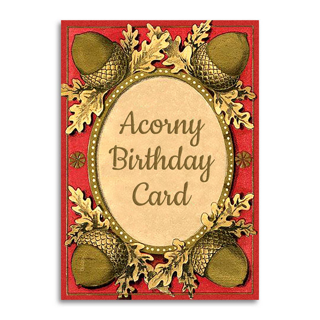 Acorny Birthday Card, photo 1 of 4