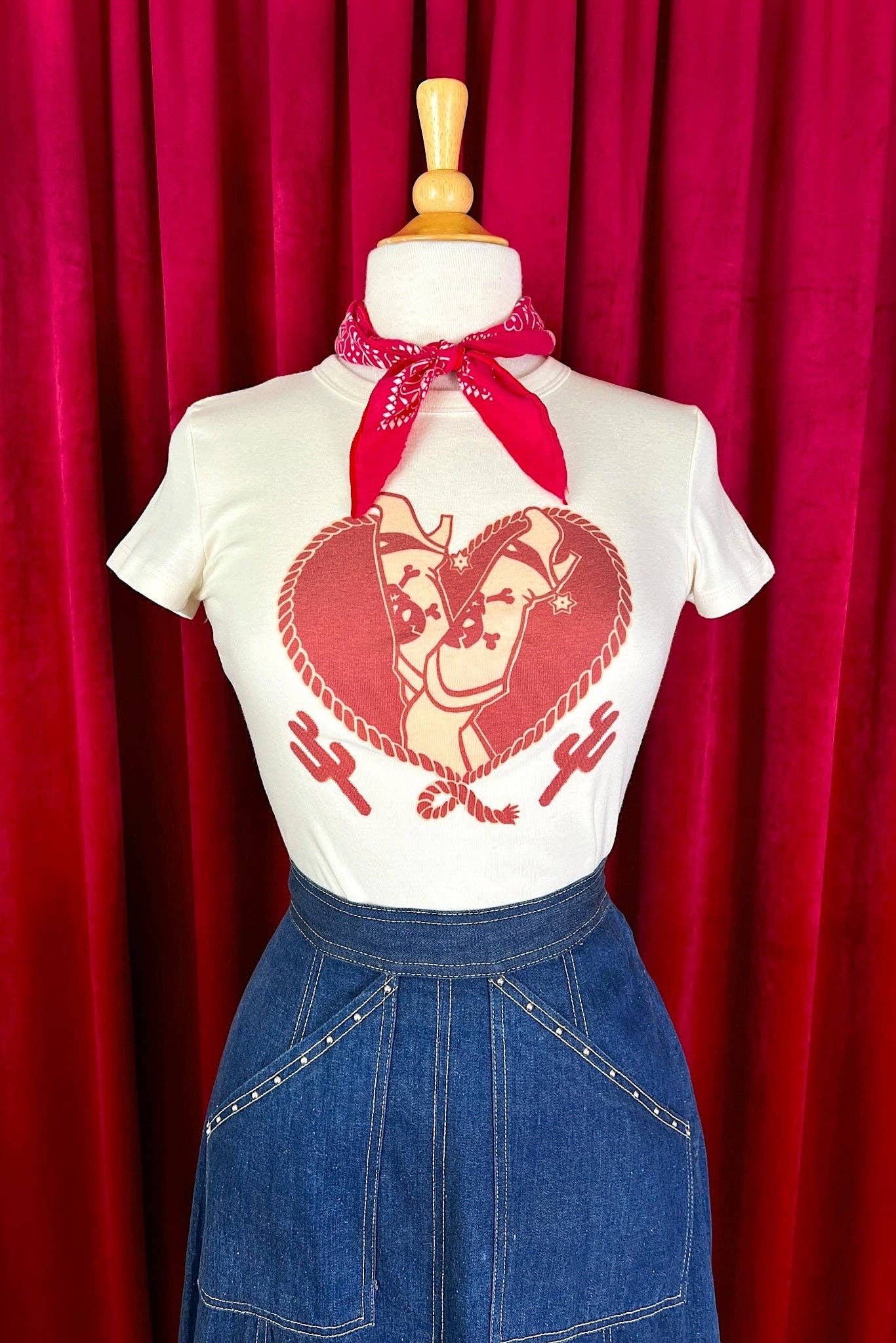 Cowgirl Crush Cropped Tee, photo 2 of 8