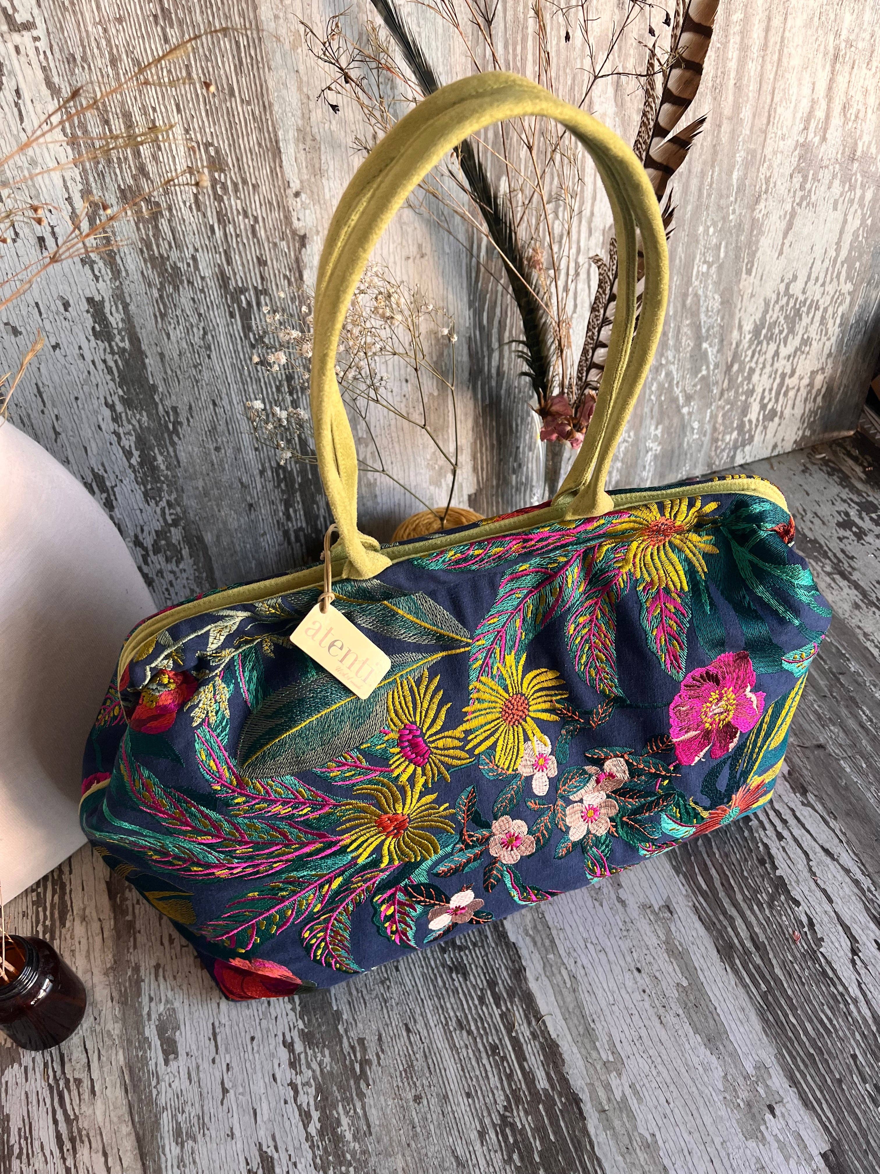 Embroidered Mary Poppins Snap Frame Bag, photo 2 of 5