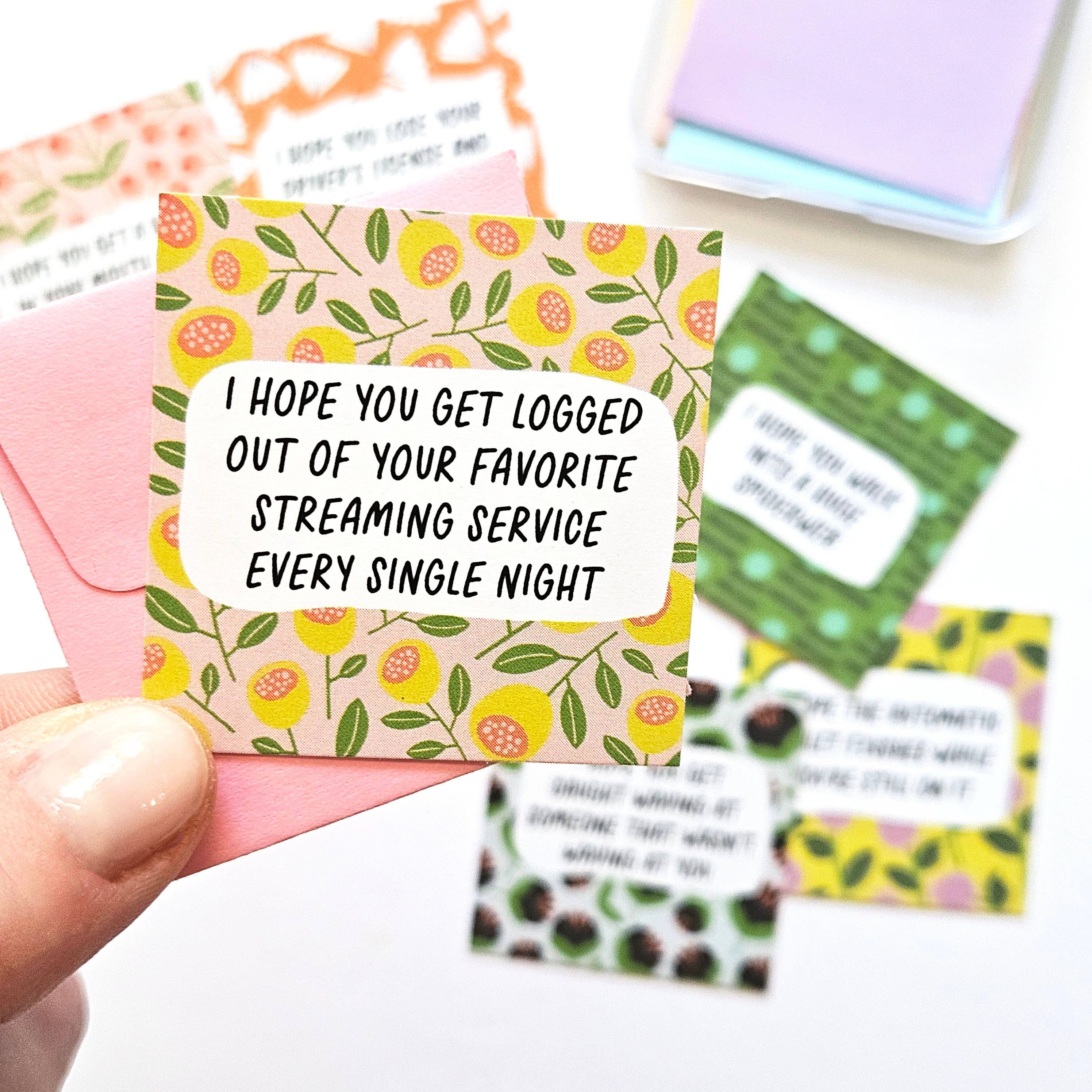 HAVE THE DAY YOU DESERVE-TEENY WEENIES - 8 SMALL NOTECARDS +, photo 3 of 6