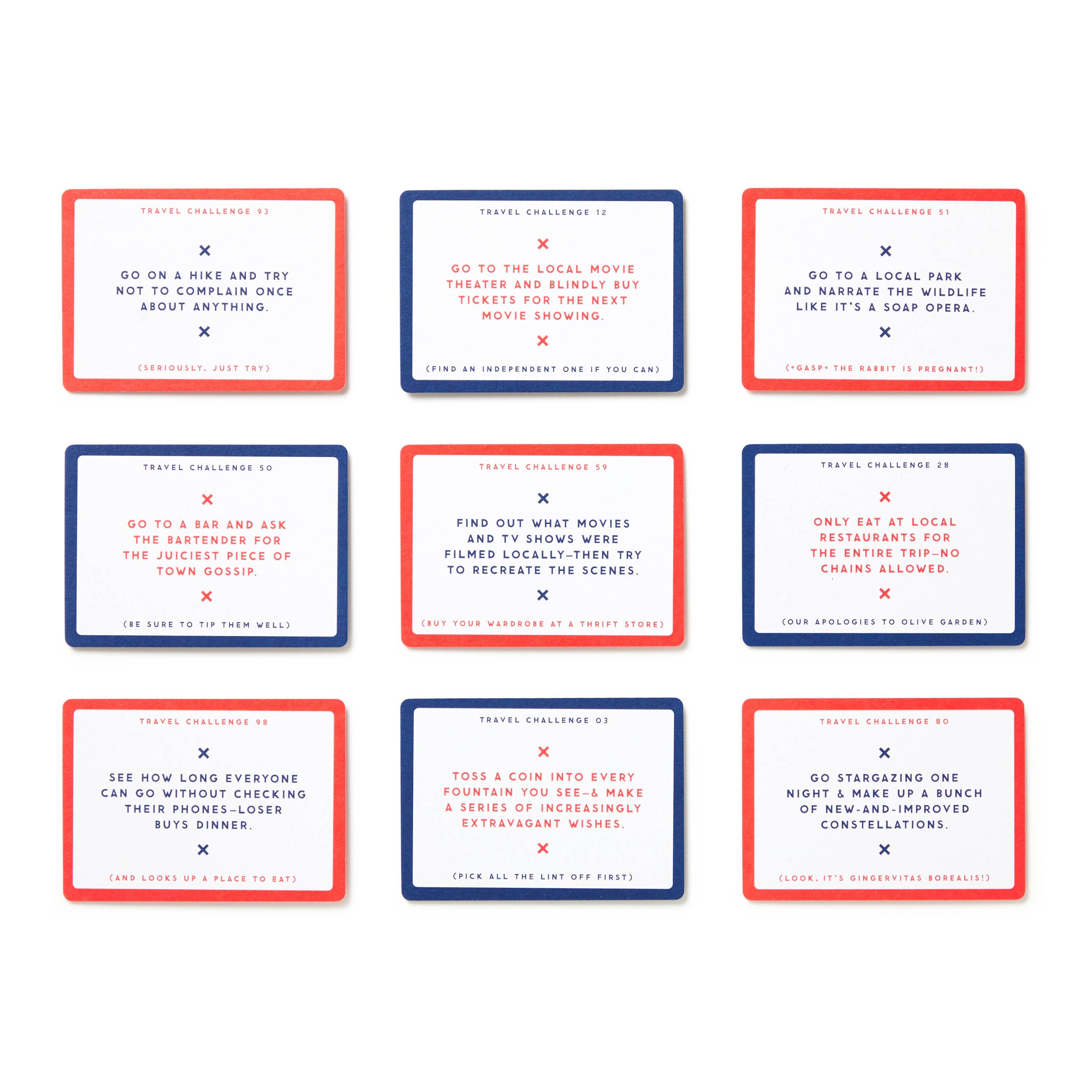 Brass Monkey Challenge Accepted Travel Tasks Card Deck, photo 4 of 4