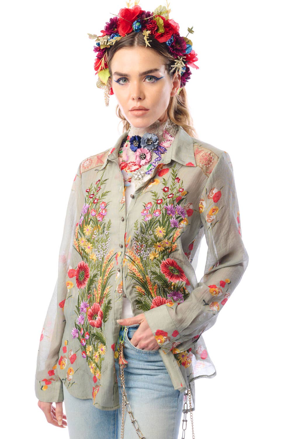 Floral Button Down Shirt, photo 7 of 8