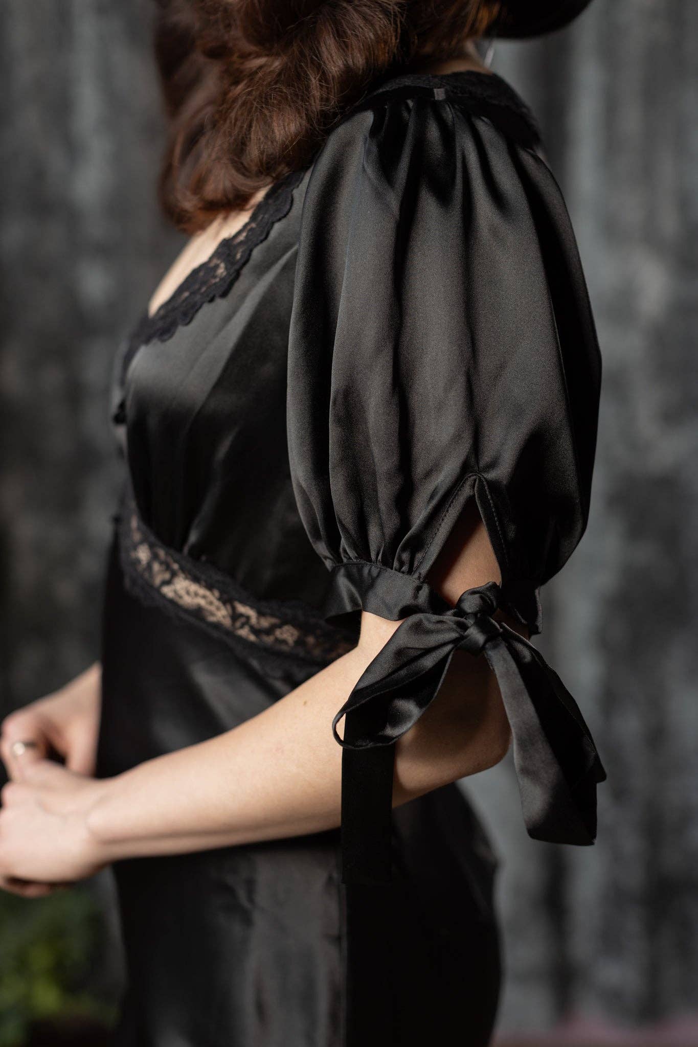 JULIET - Satin slip dress, photo 3 of 7