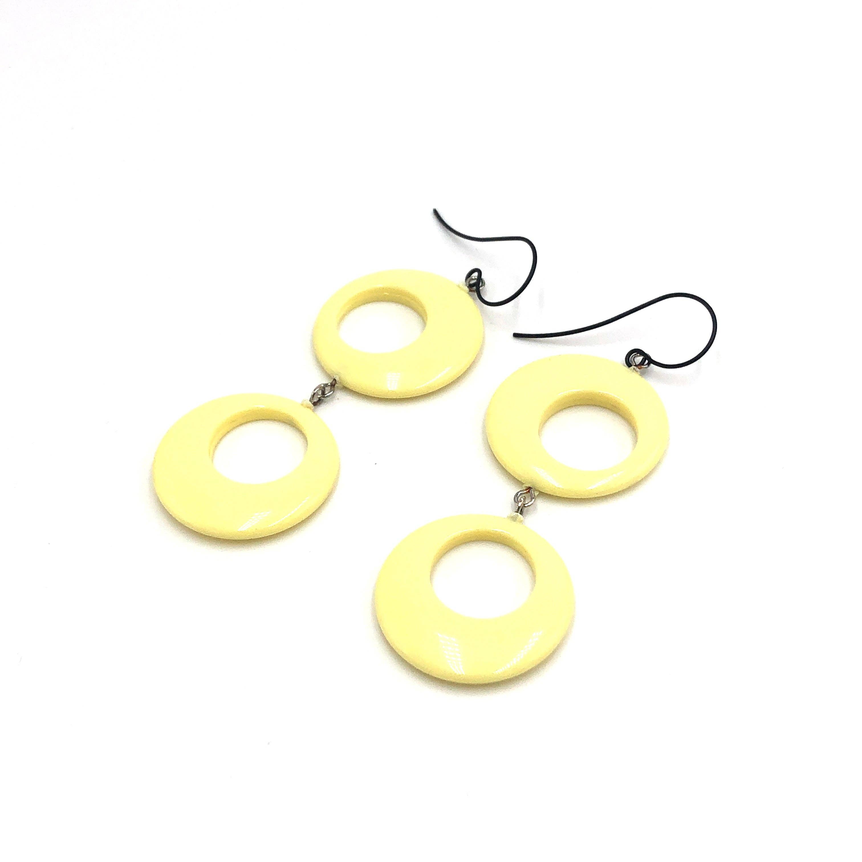Butter Yellow Marcia Earrings, photo 5 of 6