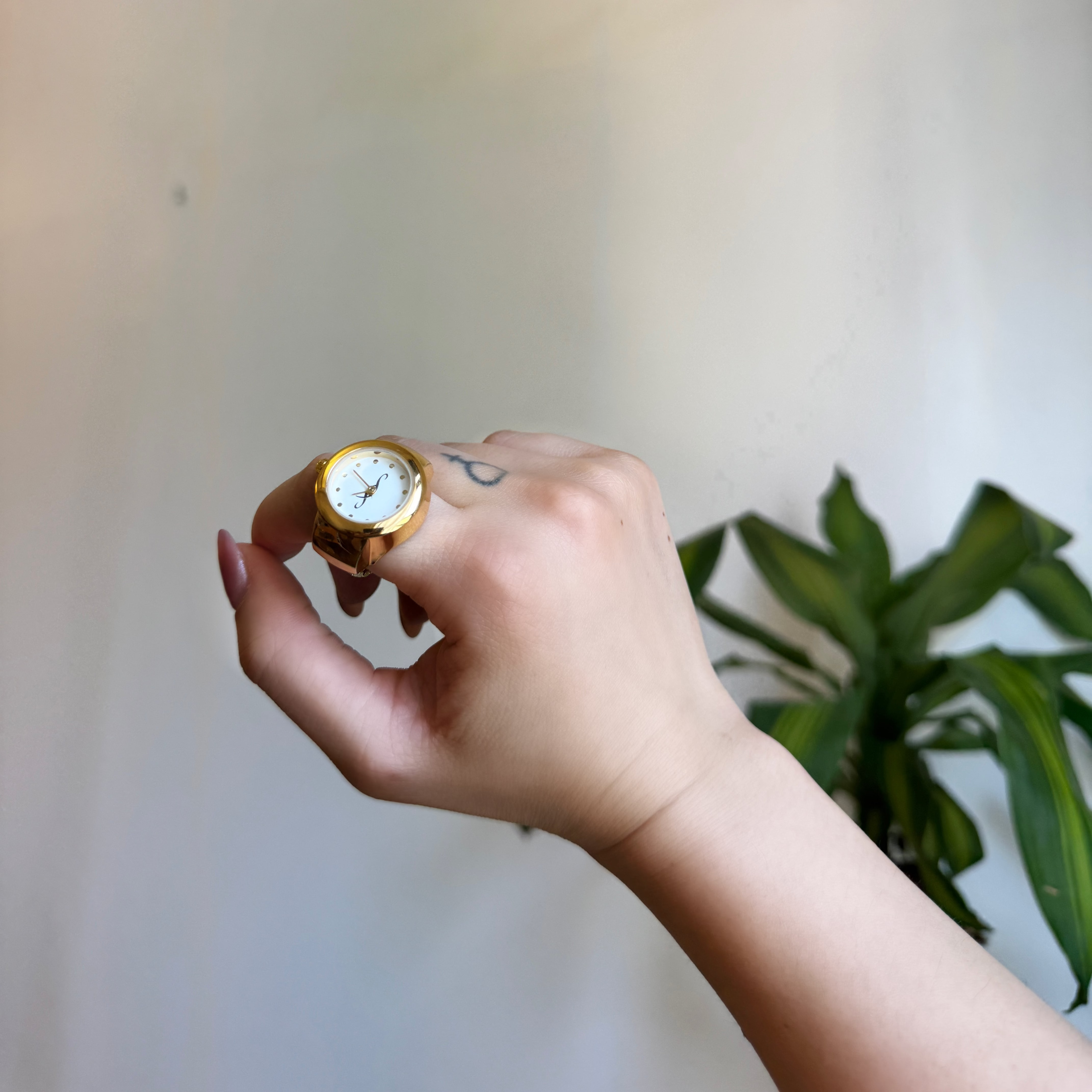 Gold Round Watch Ring, photo 2 of 2