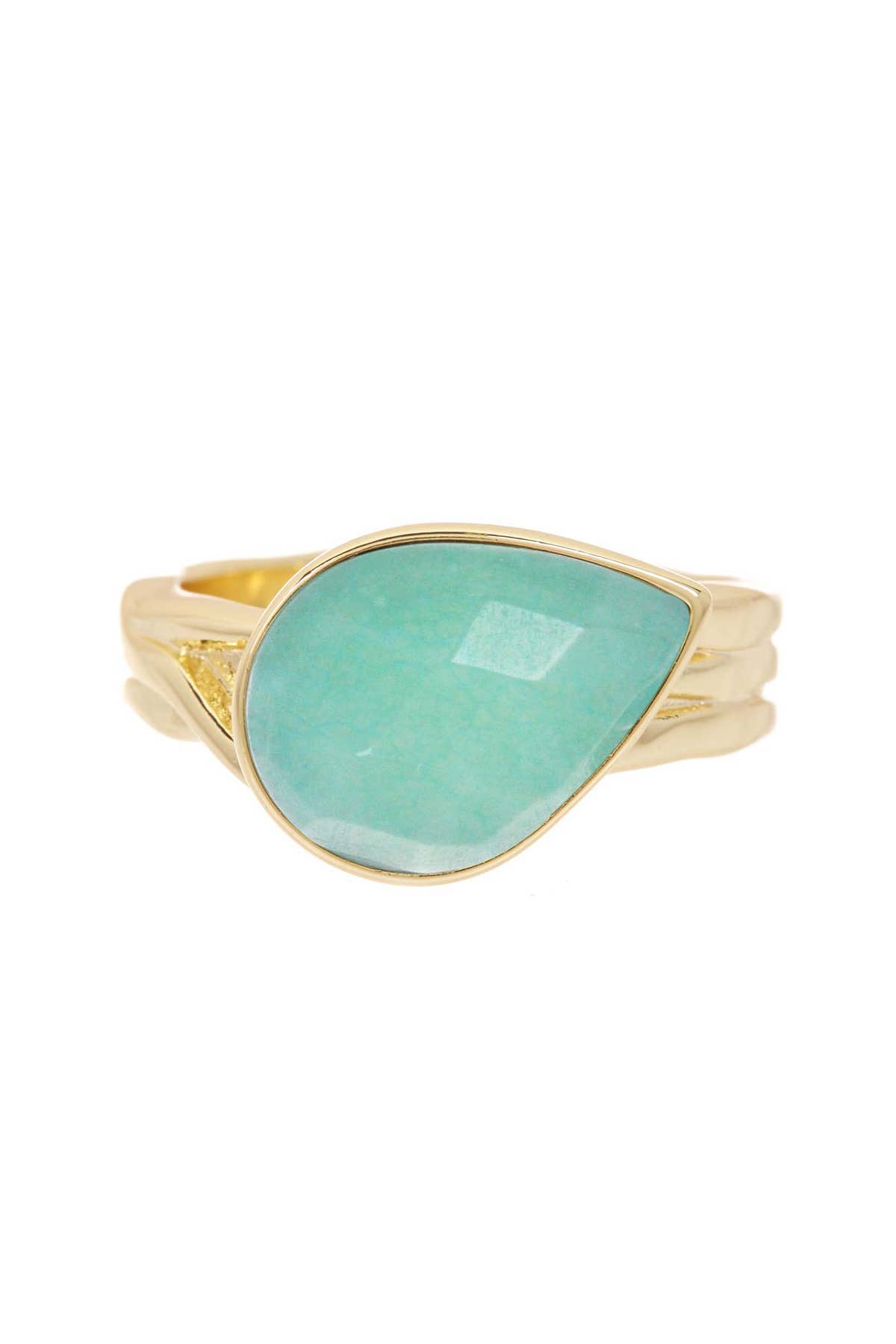 Amazonite Teardrop Ring, photo 1 of 4