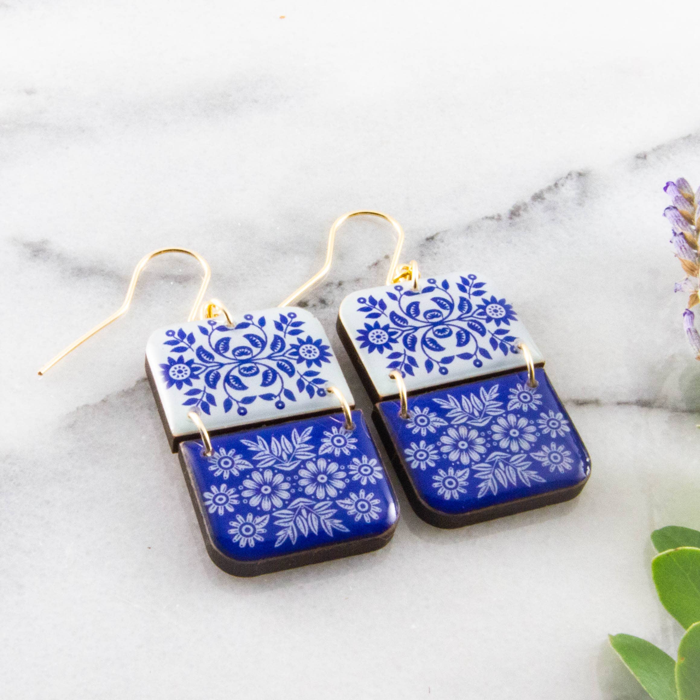 Blue Scandi Rectangle Stacks, photo 1 of 2
