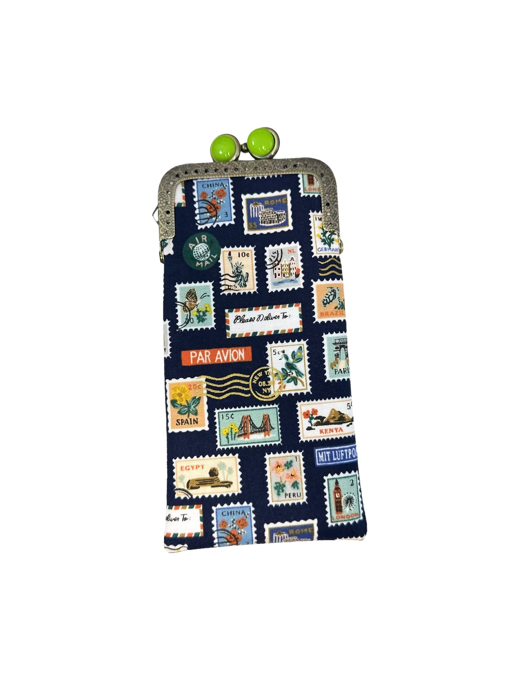 Eyeglass Case - Travel Stamps, photo 5 of 8