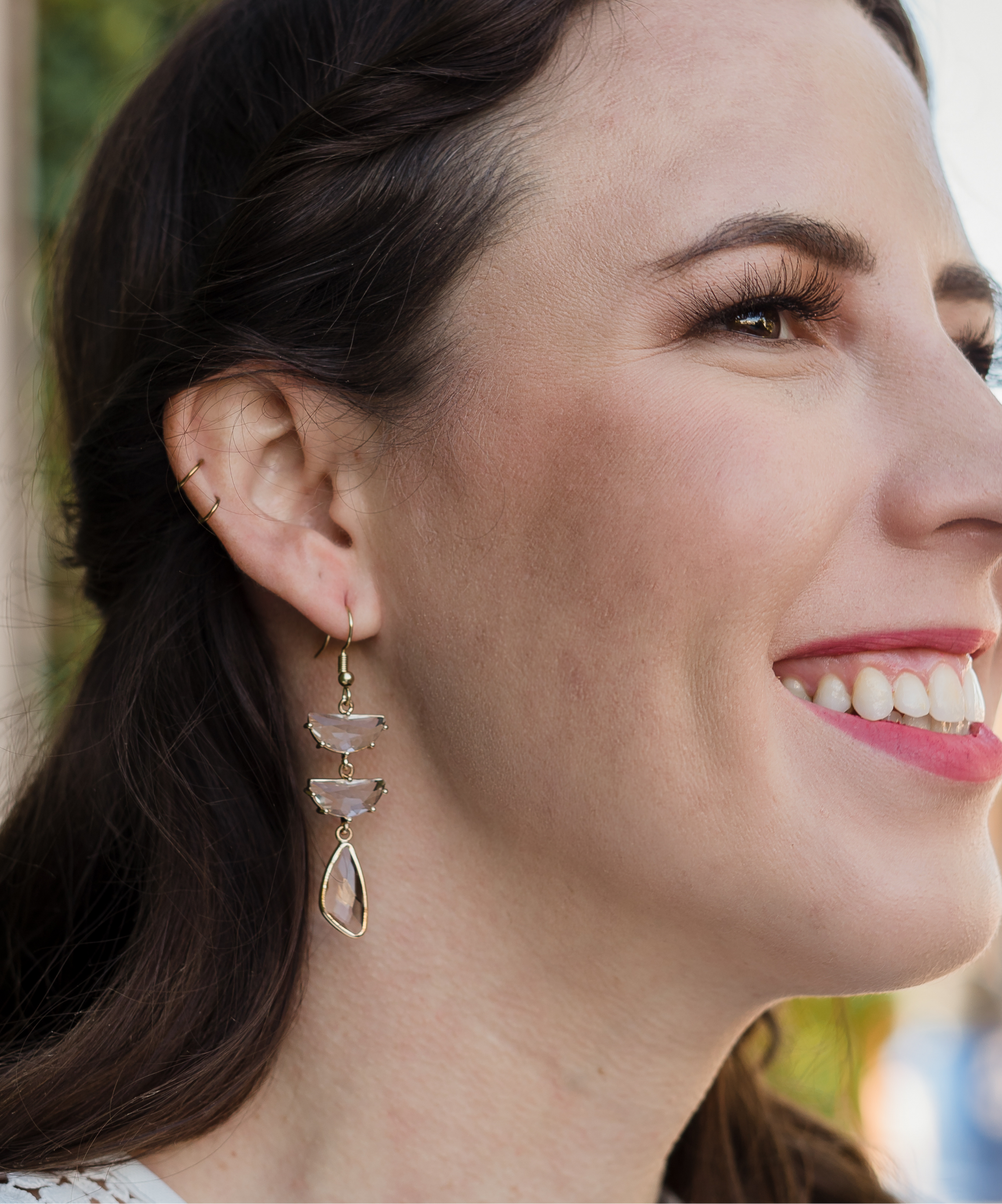 The Shannon Earring - Rhinestone, photo 1 of 7