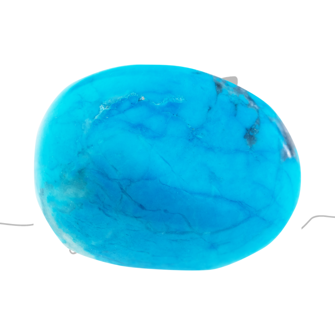 Blue Howlite Polished Tumbled Crystal, photo 4 of 4