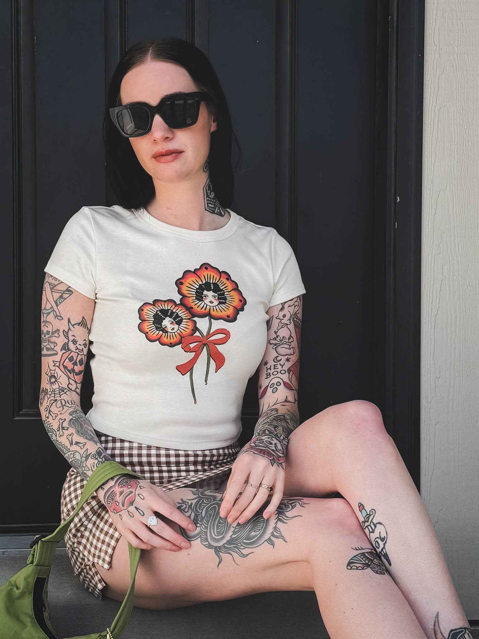 Blossom Sisters Baby tee, photo 2 of 8