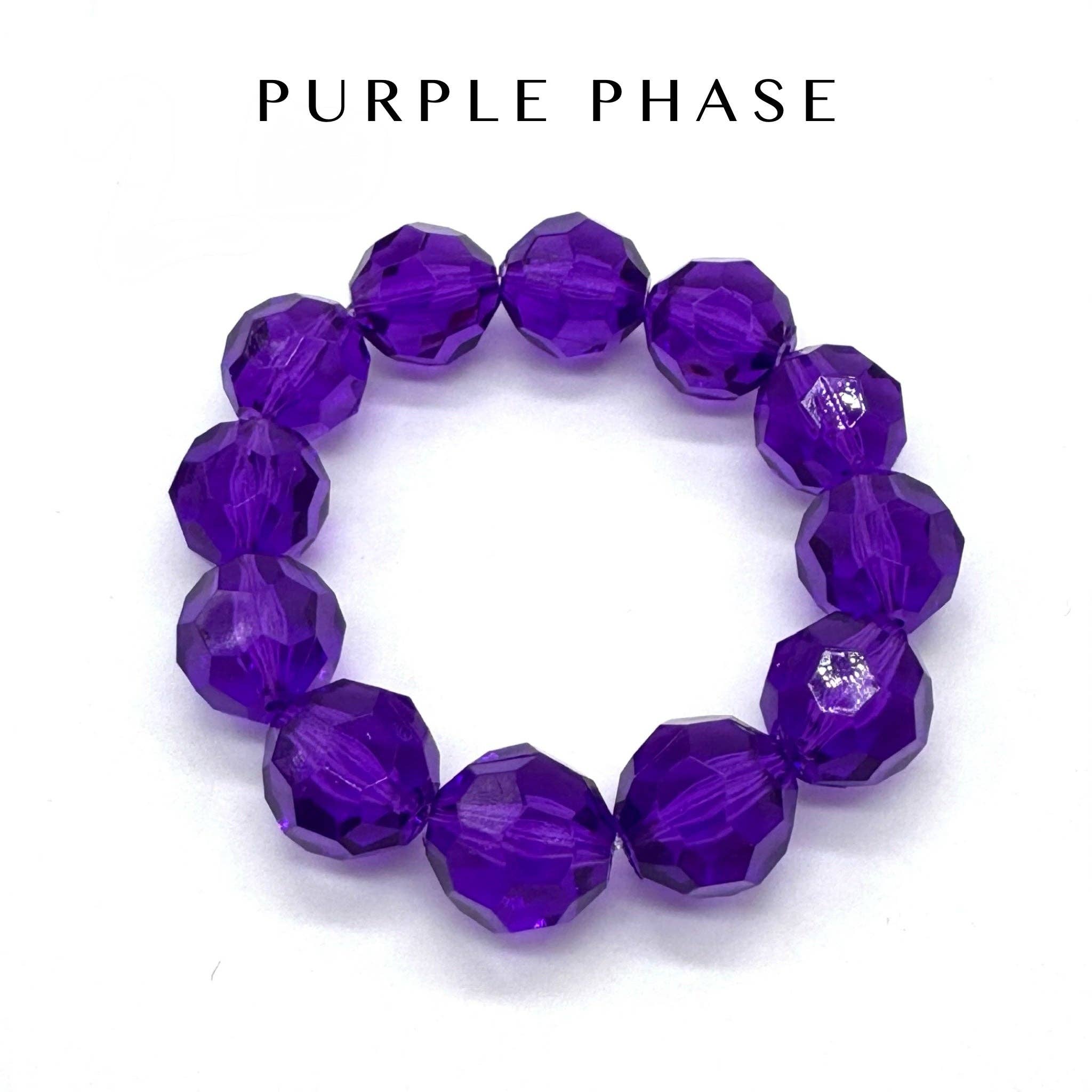 Bright Side Stack Bracelets Purple Phase
