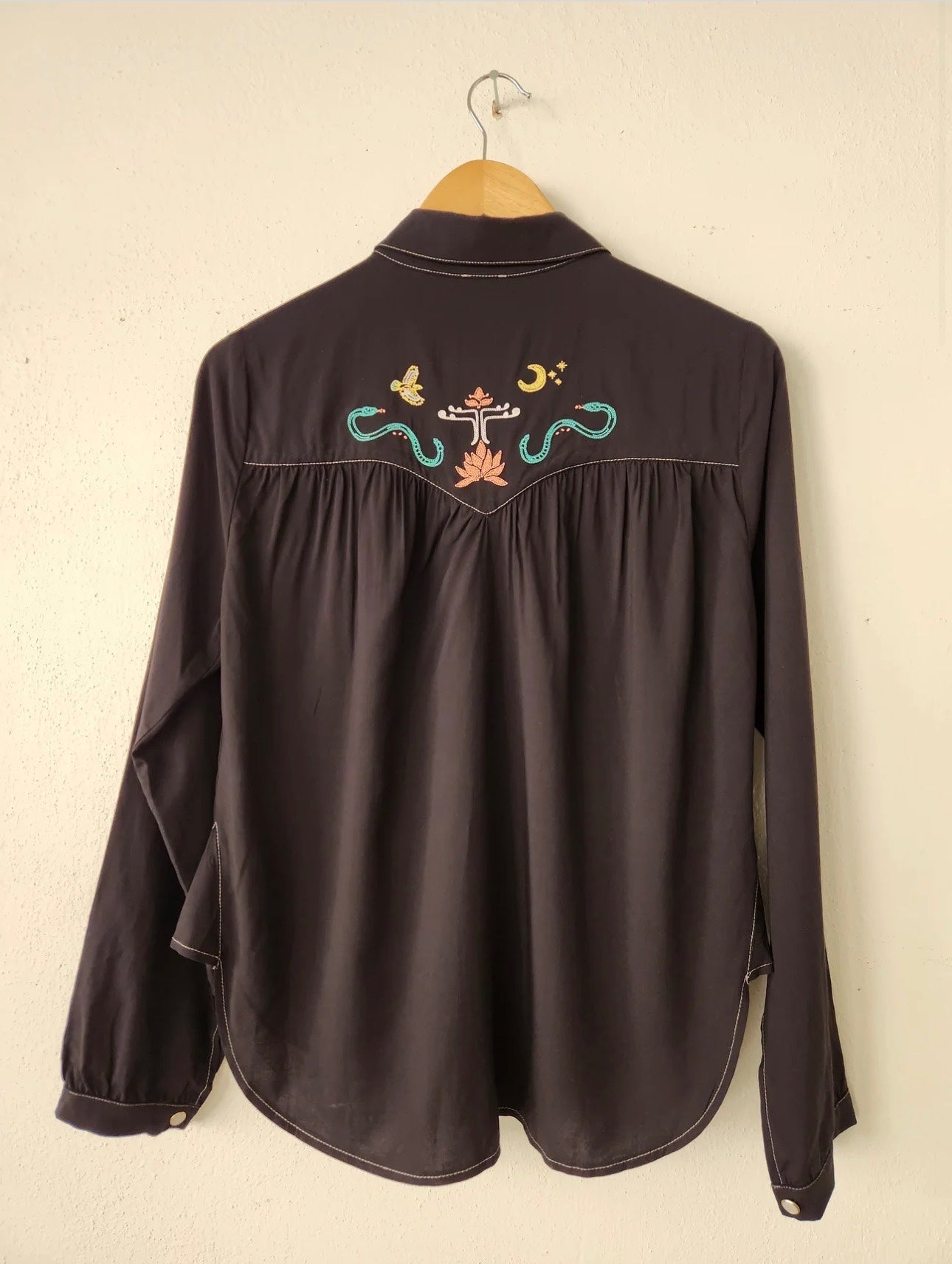 Black Desperado Pearl Snap Shirt, photo 8 of 8