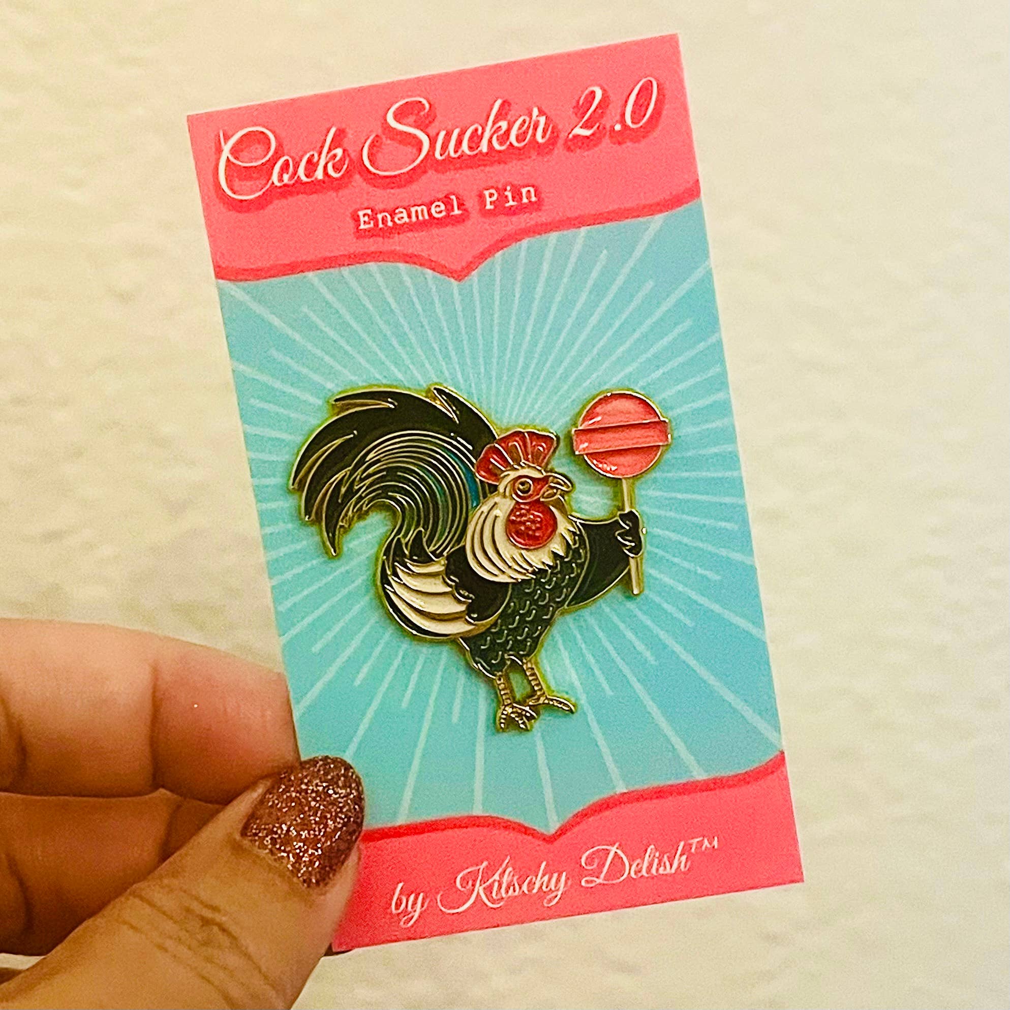Cock Sucker Pin 2.0!, photo 1 of 2