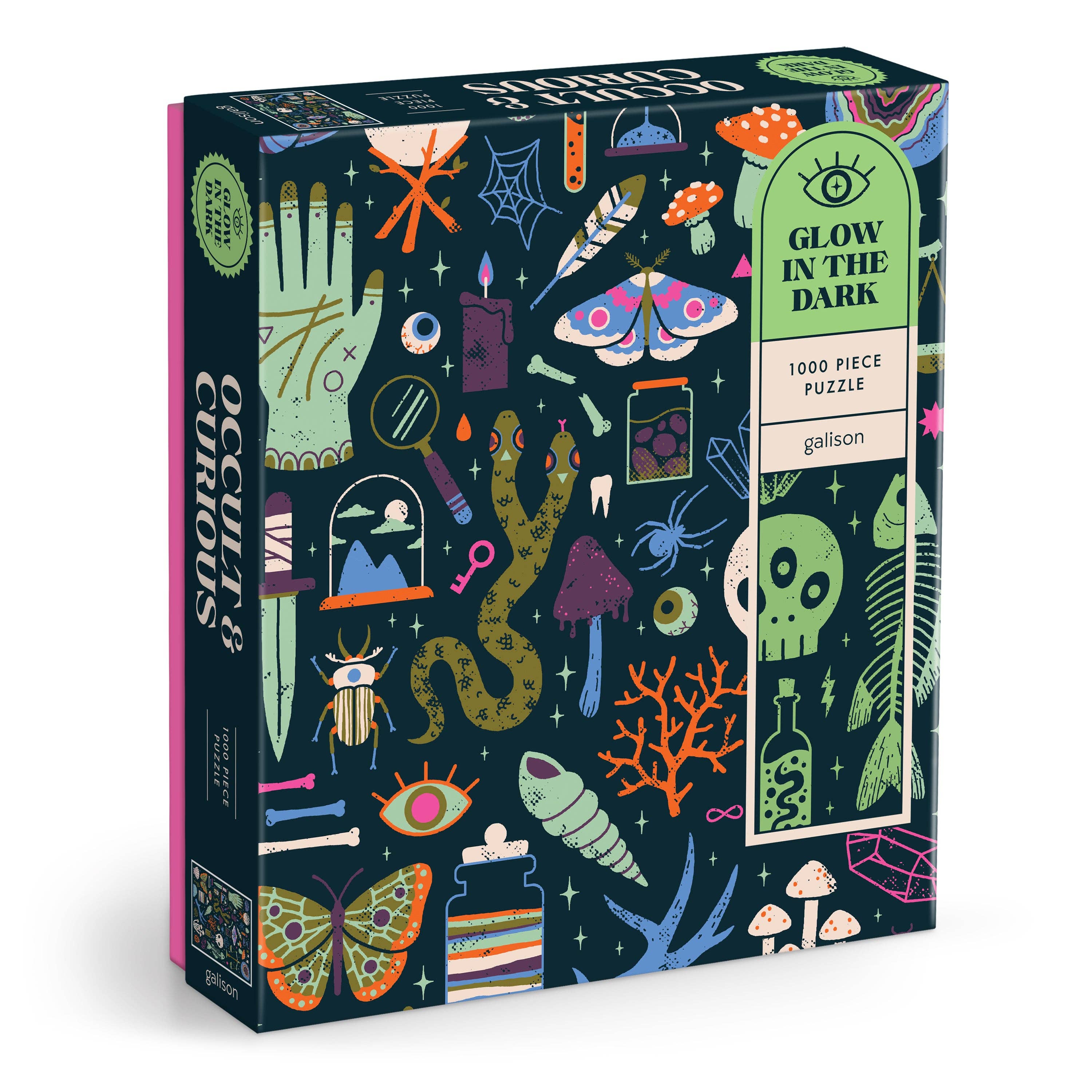 Occult and Curious 1000 Piece Glow in the Dark Puzzle, photo 1 of 4