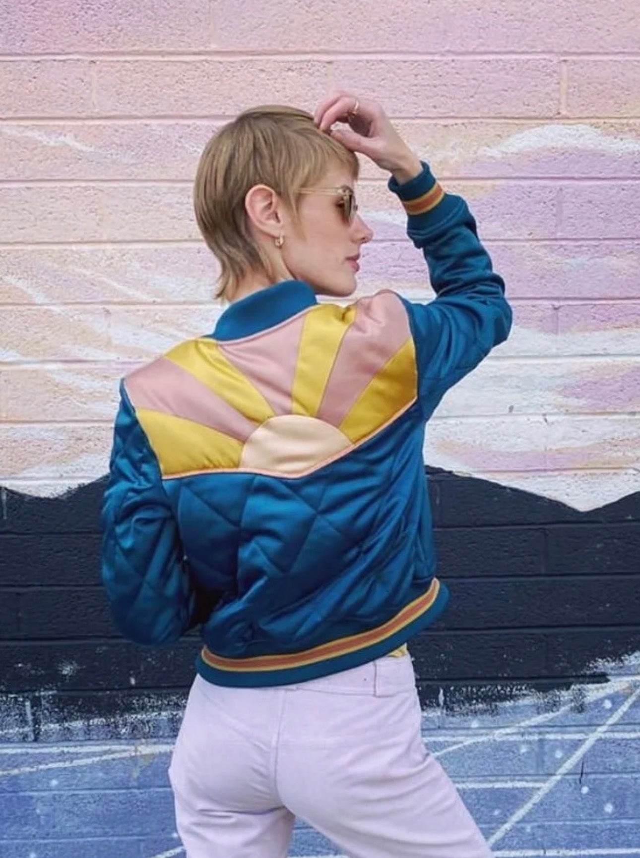 Peacock Rising Sun Bomber Jacket, photo 2 of 8