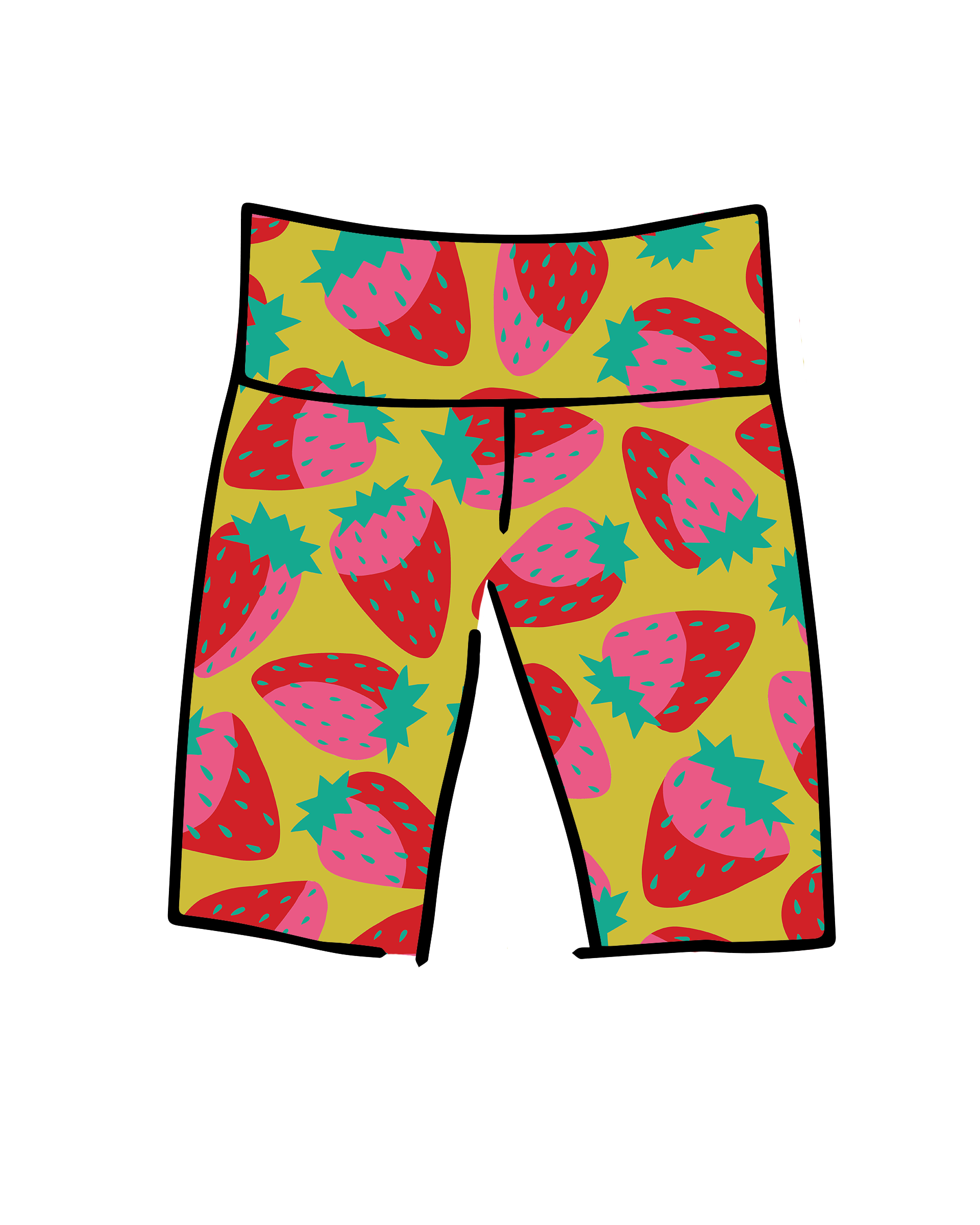 High Rise Shorts Strawberry, photo 1 of 8