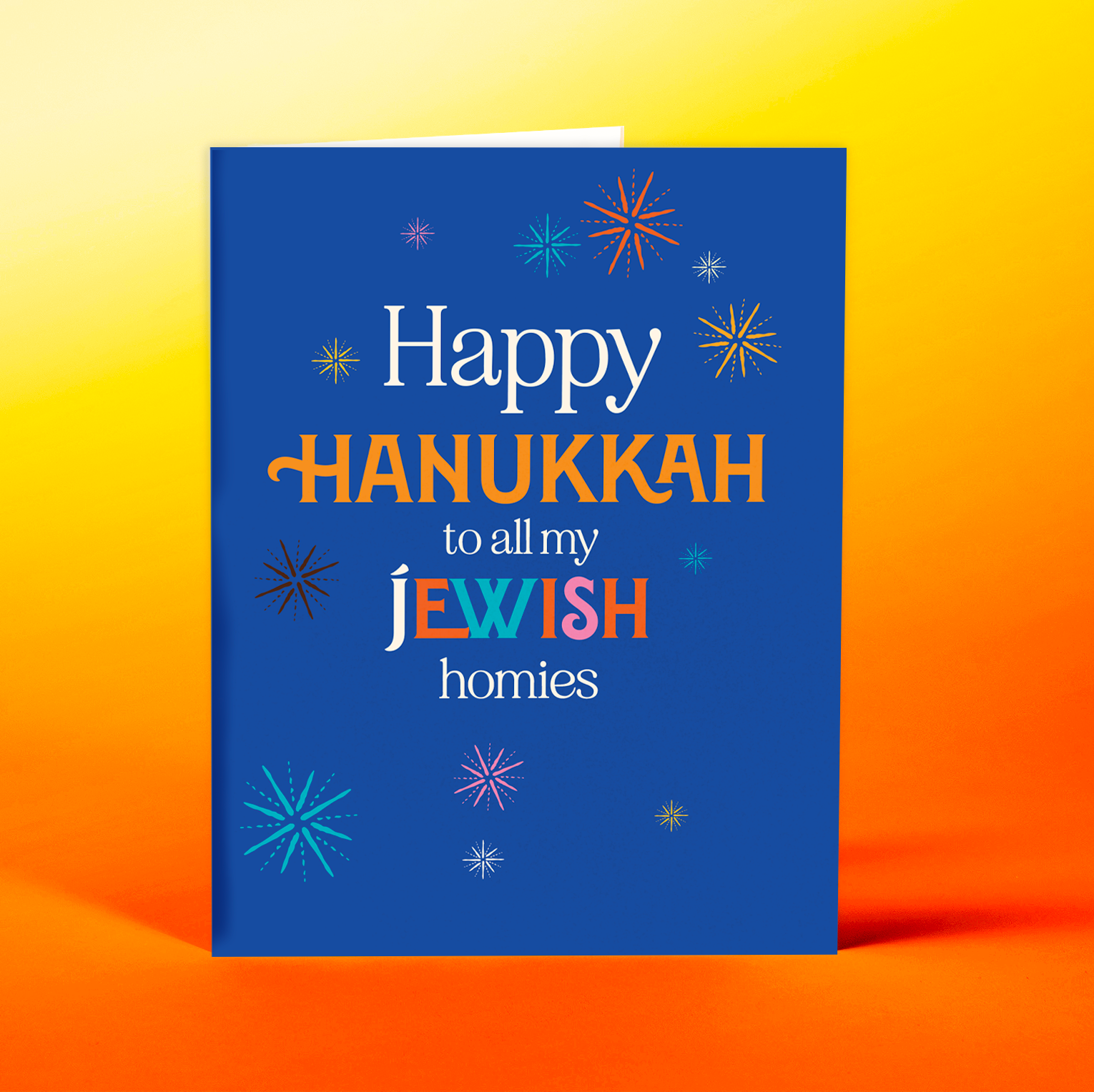 JEWISH HOMIES hanukkah holiday card, photo 4 of 4