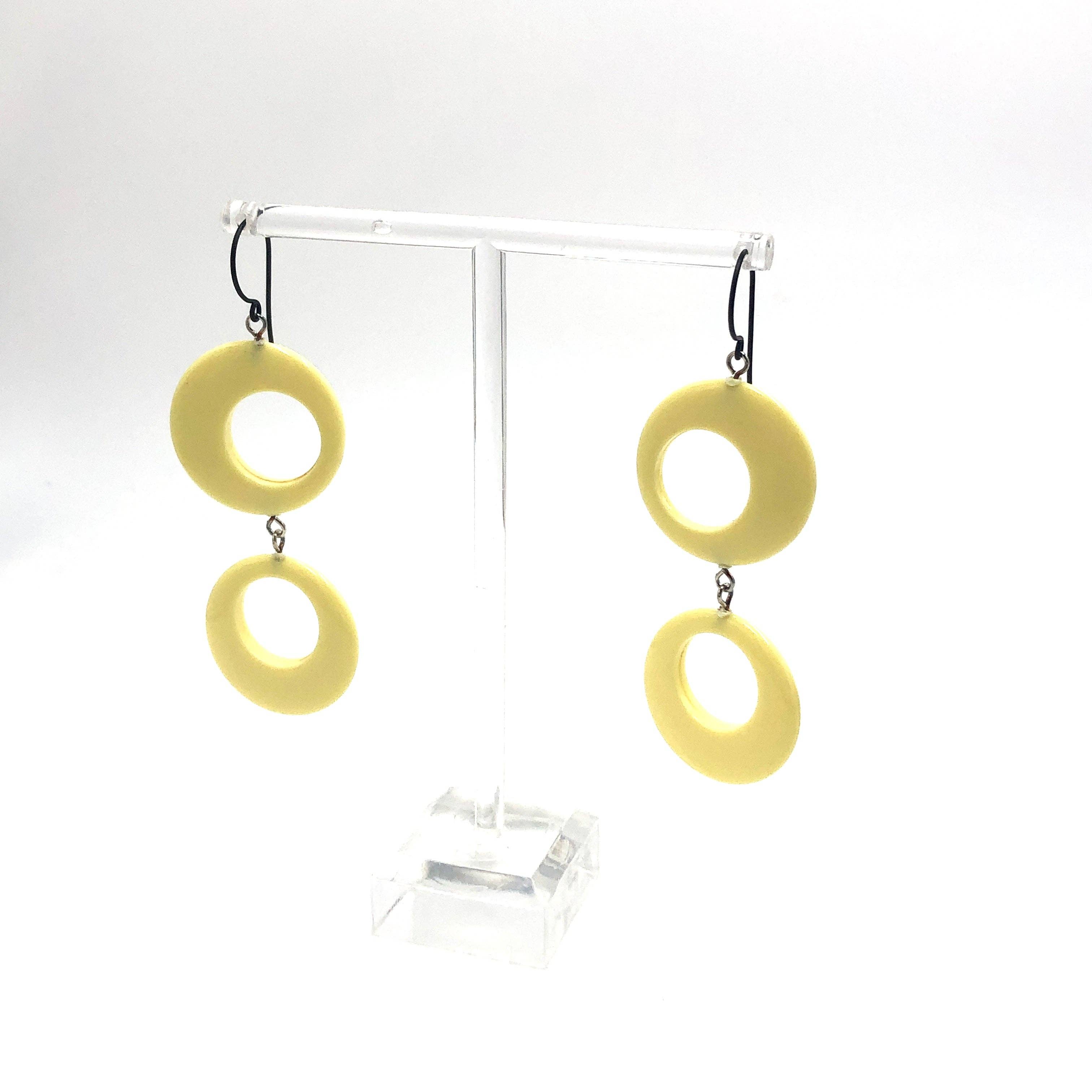 Butter Yellow Marcia Earrings, photo 2 of 6