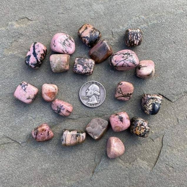 Rhodonite Tumbled Crystal, photo 2 of 2