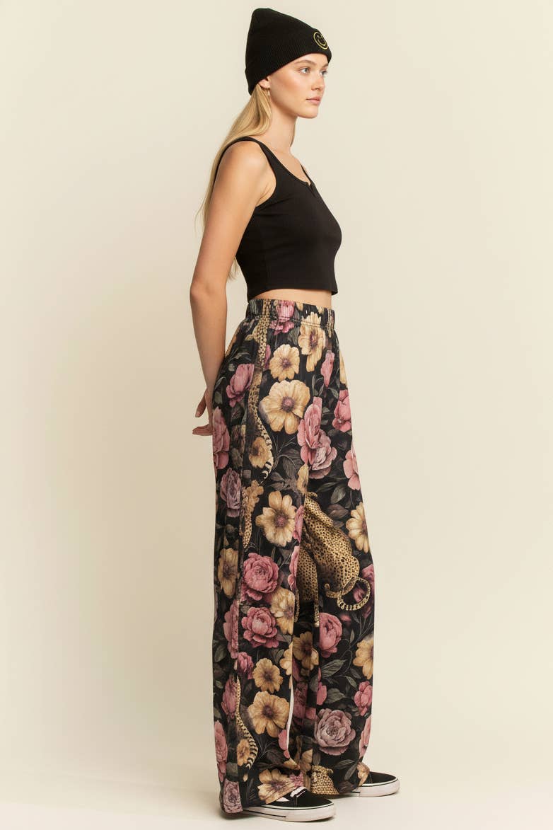 FLORAL CHEETAH PANTS, photo 2 of 3