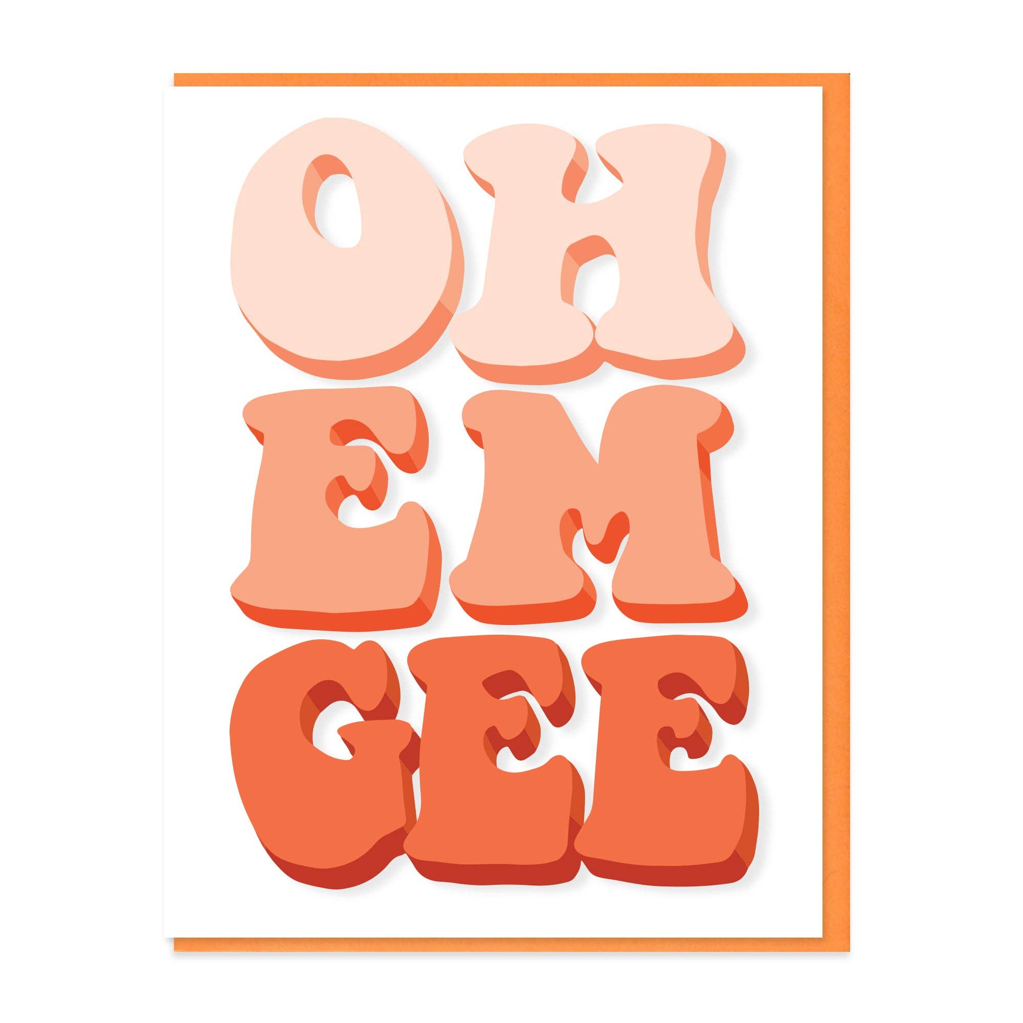 OH EM GEE GREETING CARD, photo 1 of 2