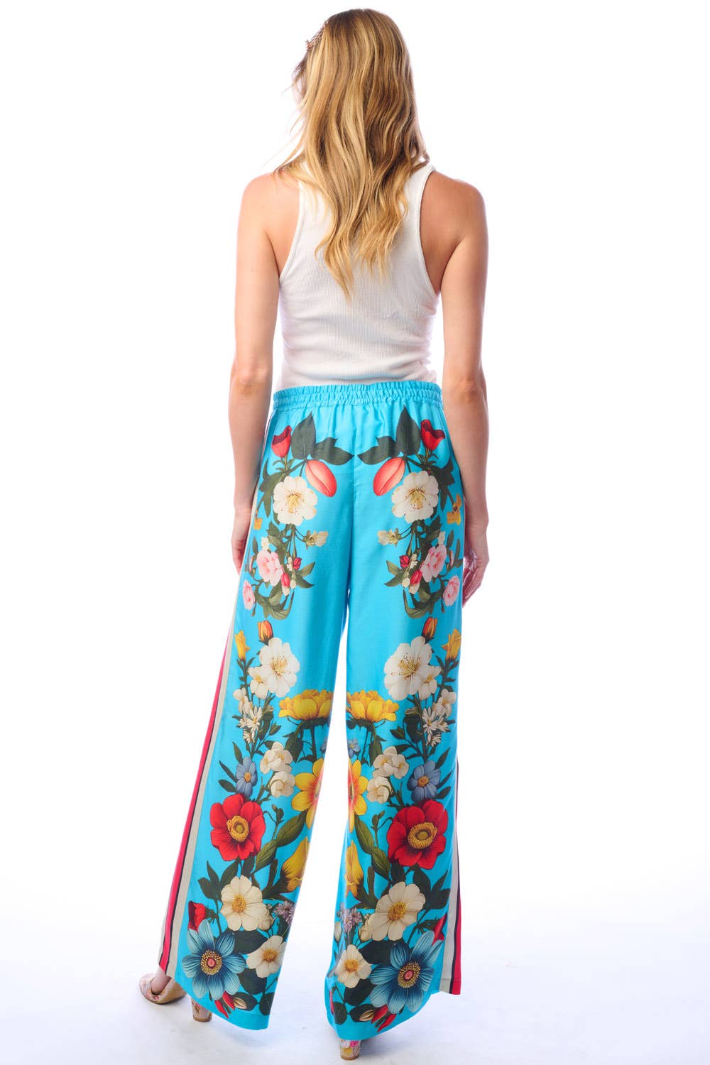 Floral Garden Pants: Blue, photo 5 of 8