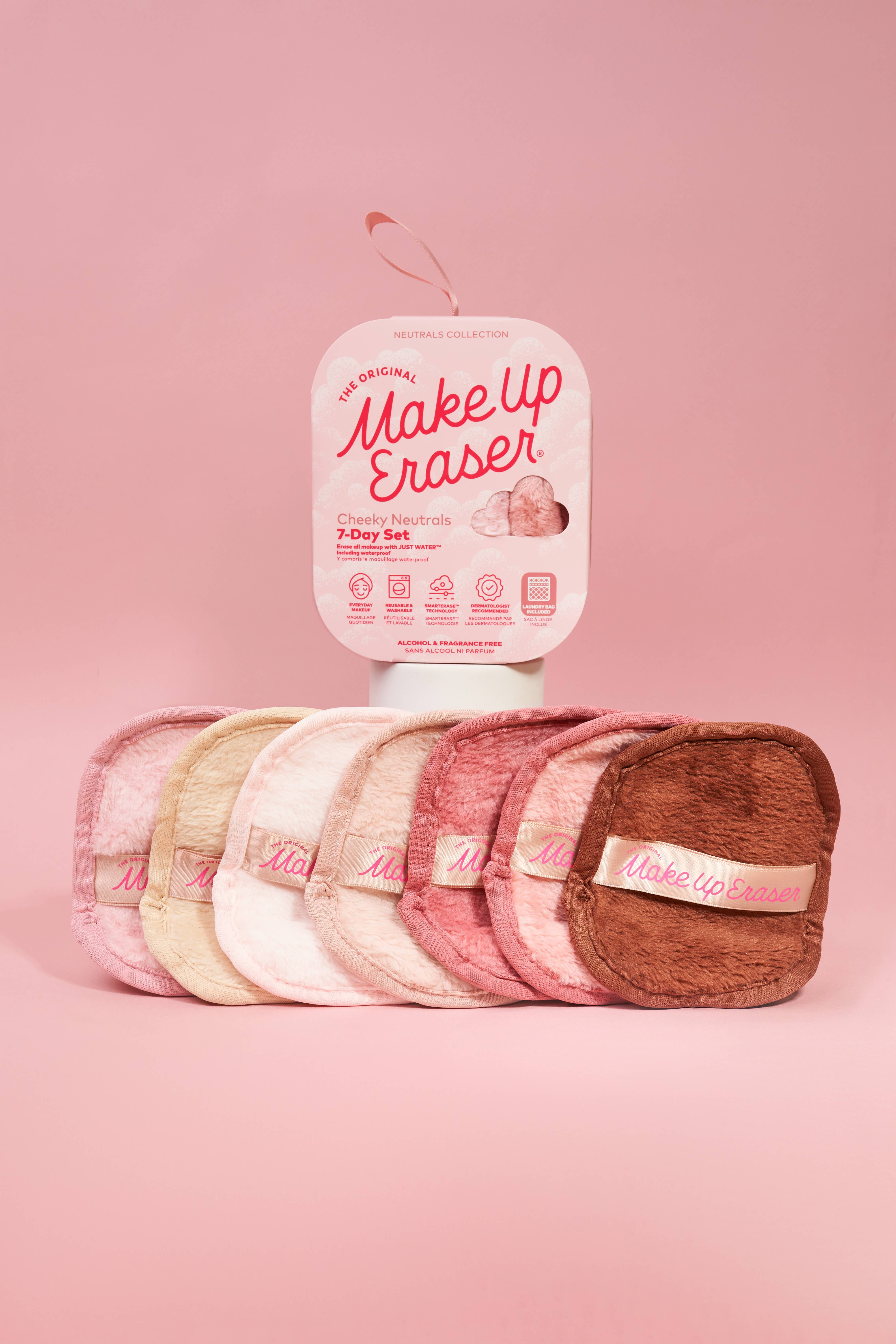 Sweet Cheeks MakeUp Eraser 7-Day Set | Blush/Pink Neutrals, photo 1 of 6